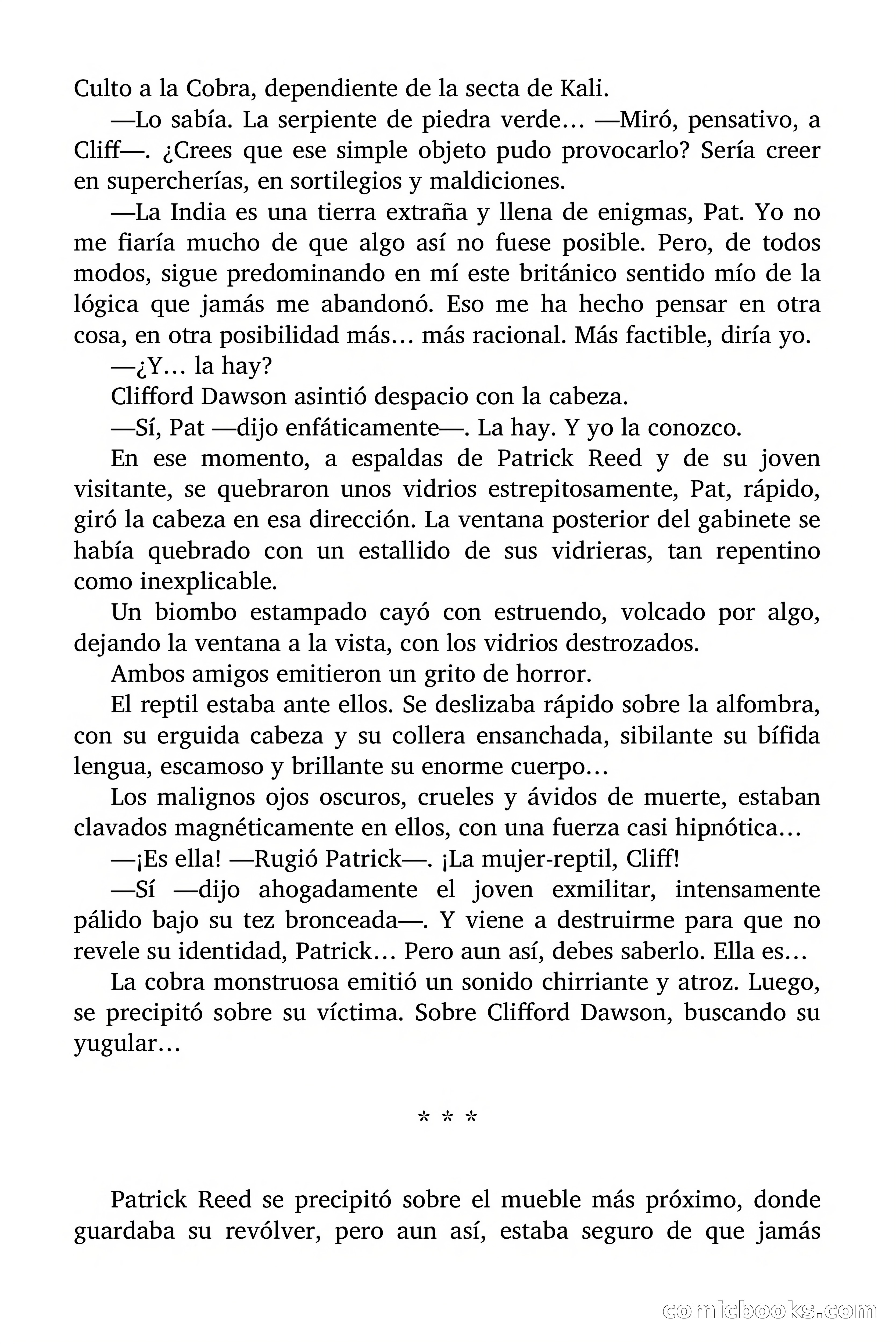 La mujer reptil — page 72 of 85