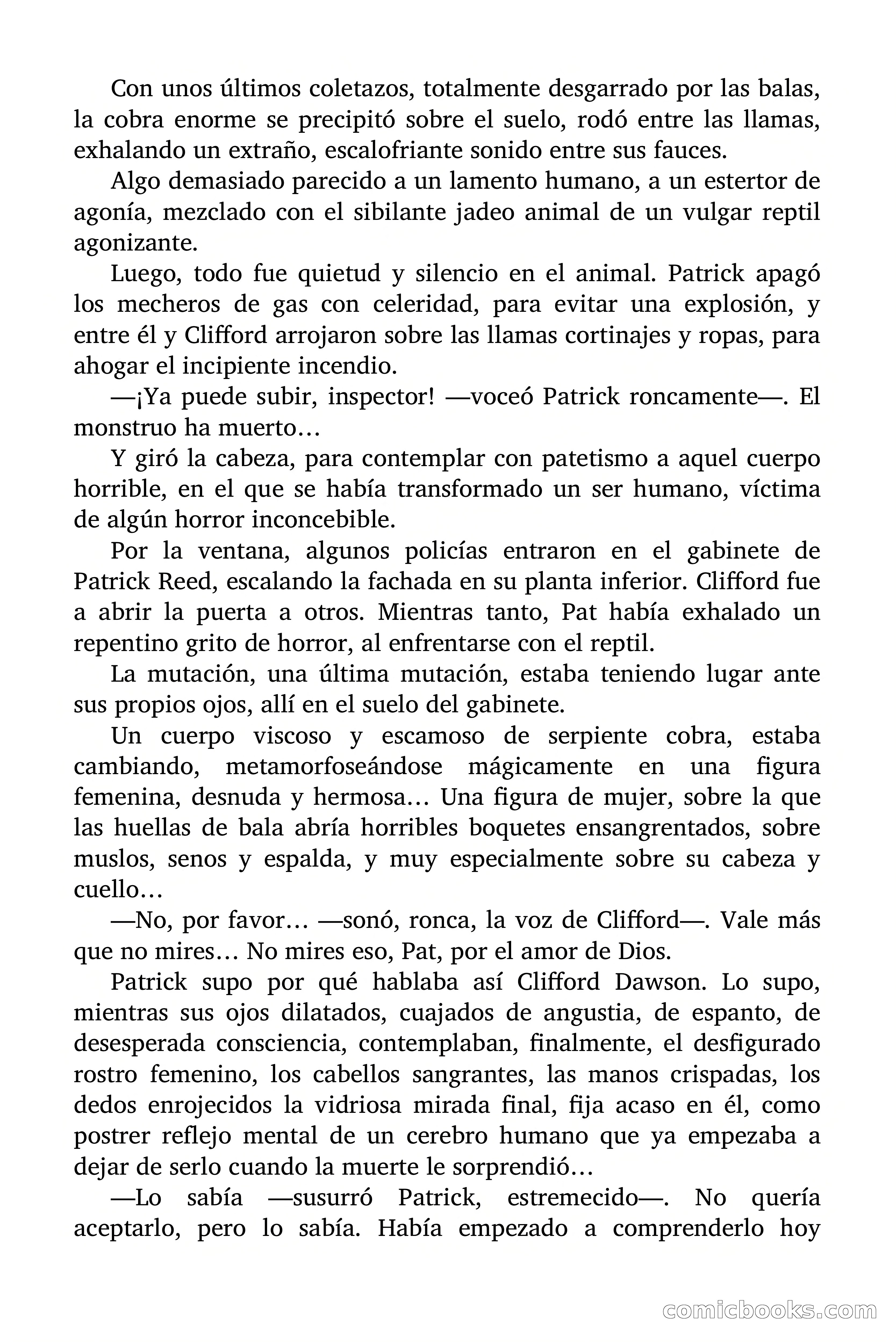 La mujer reptil — page 74 of 85