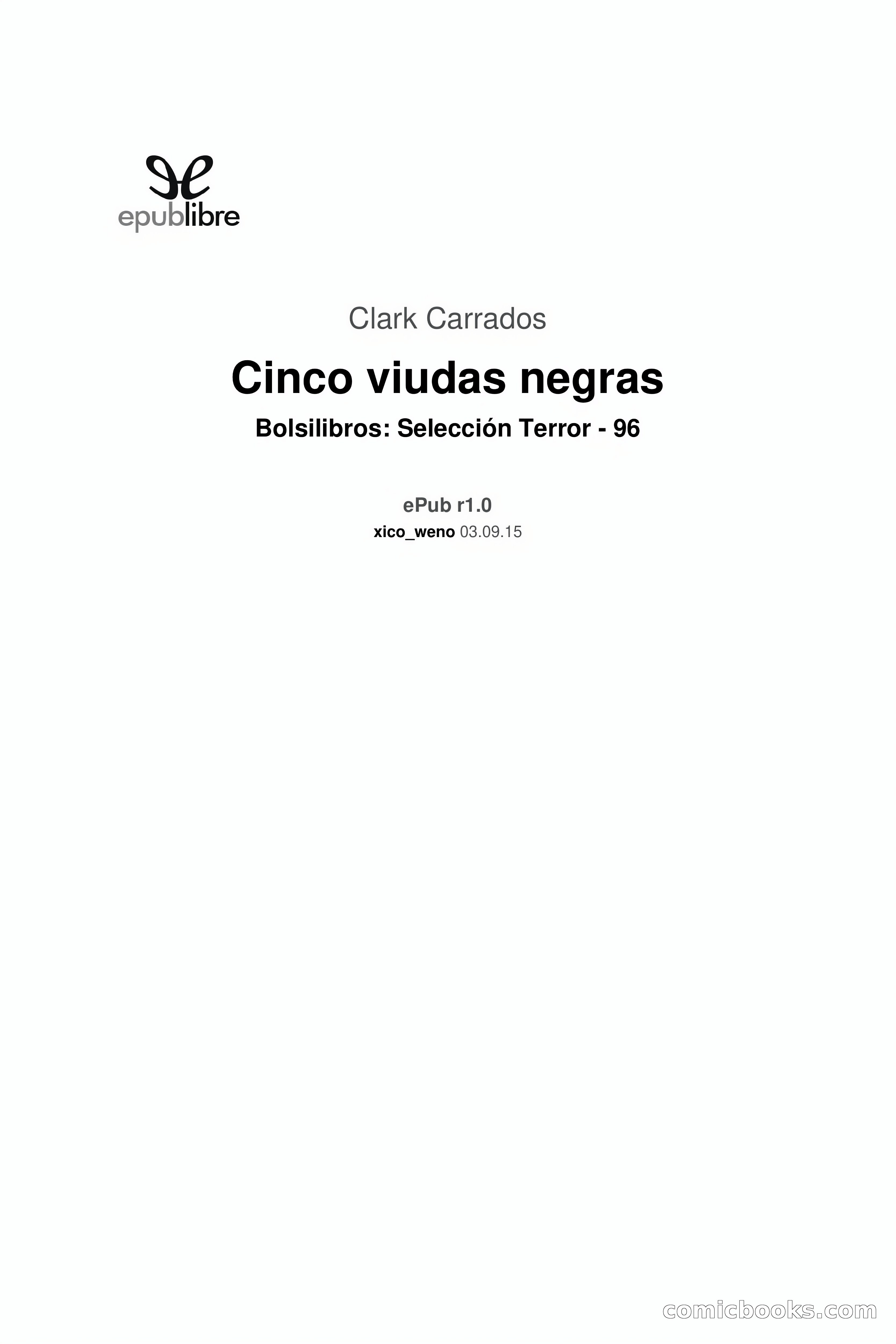 Cinco viudas negras — page 3 of 89