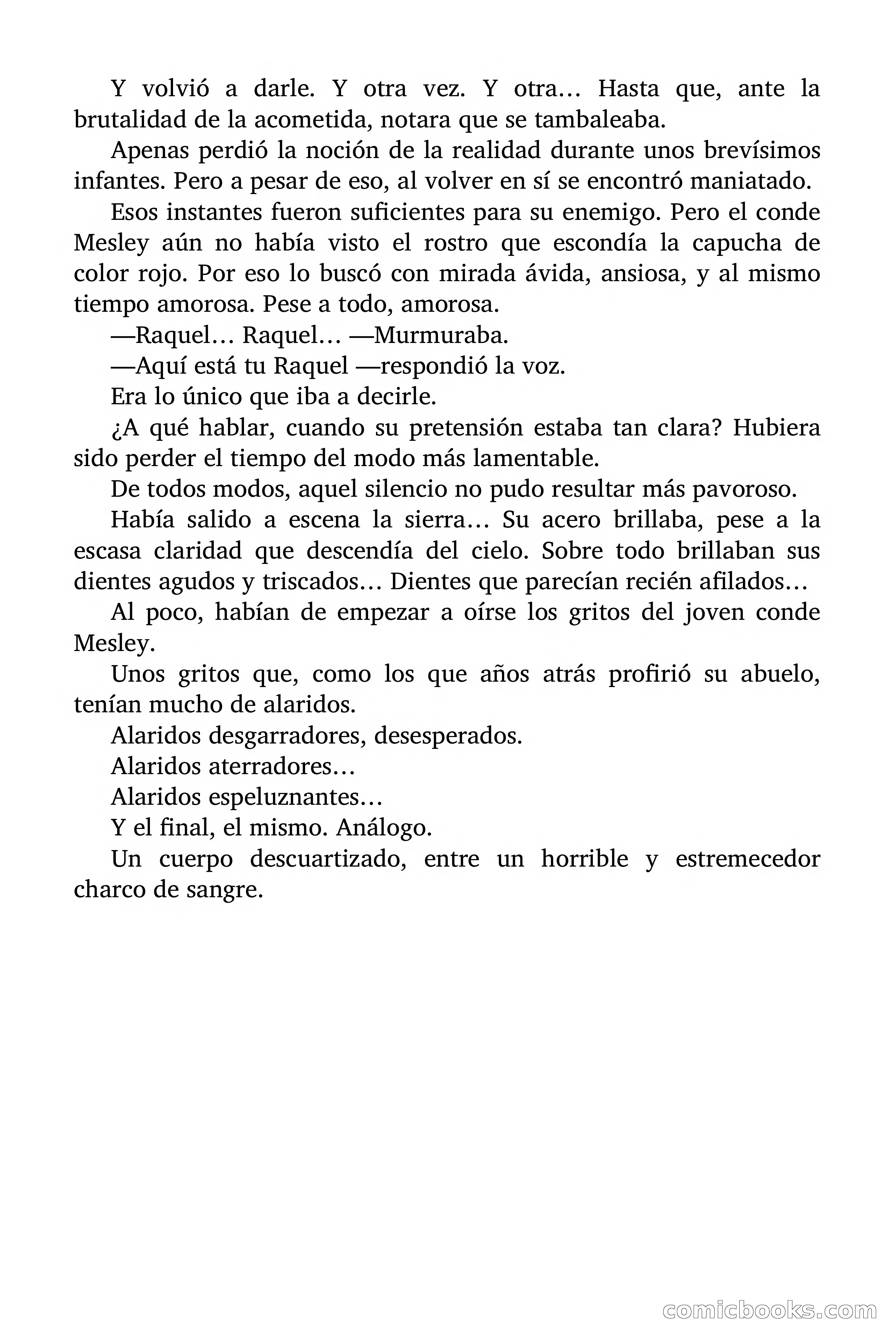 La Muerte afila sus dientes — page 61 of 72