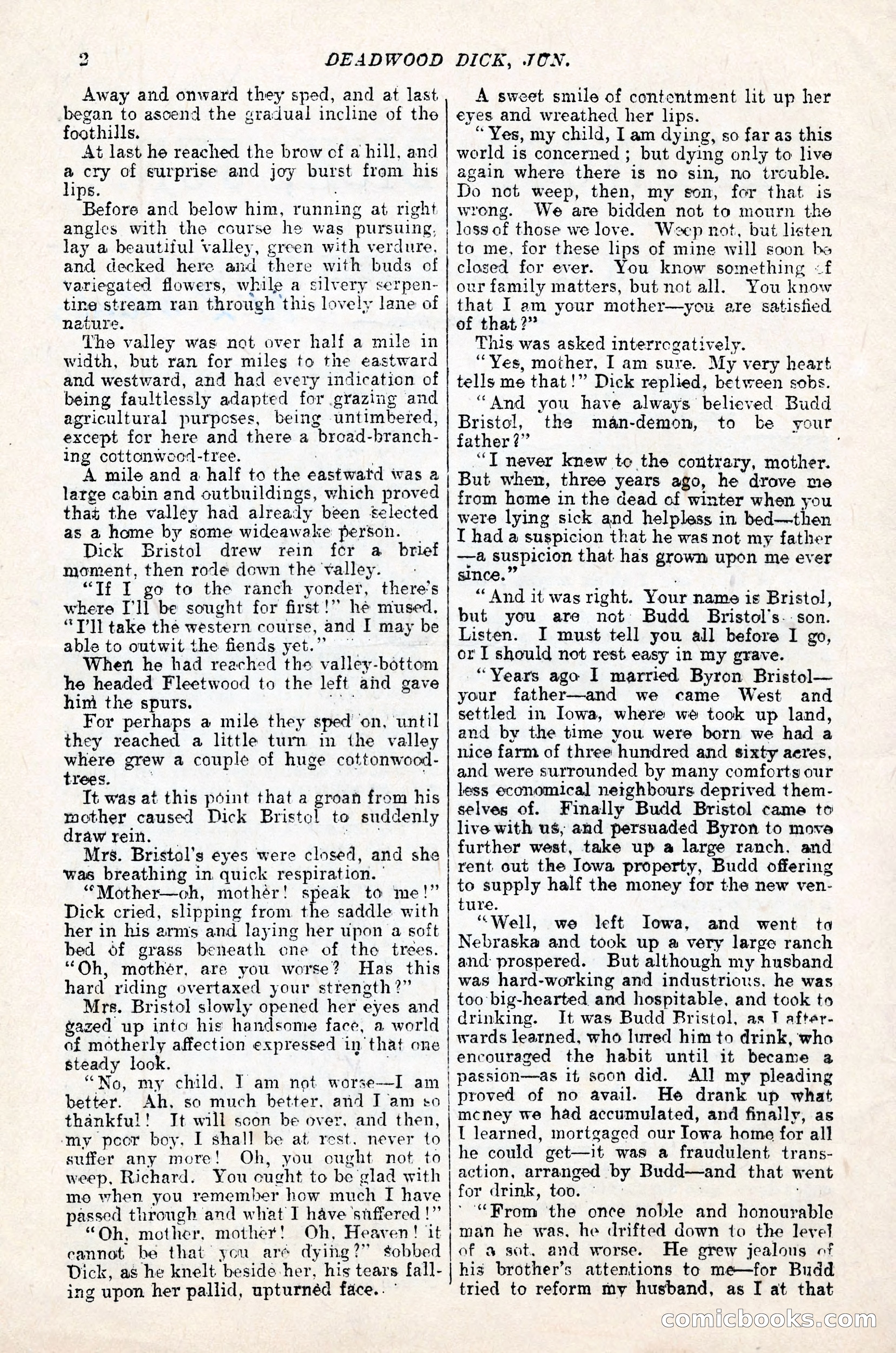Deadwood Dick, Jung; or, The Sign of the Crimson Crescent — page 4 of 36