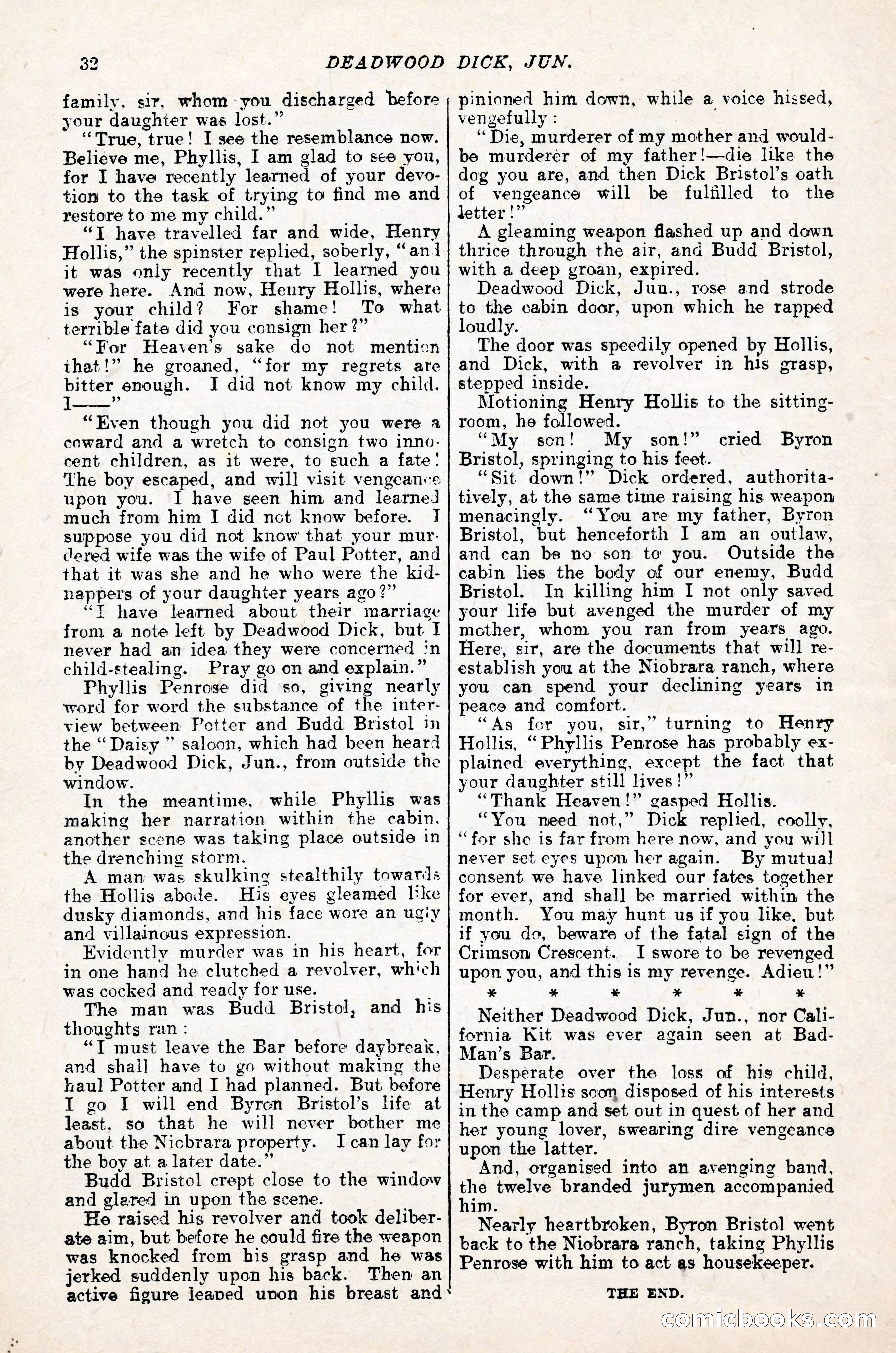 Deadwood Dick, Jung; or, The Sign of the Crimson Crescent — page 34 of 36