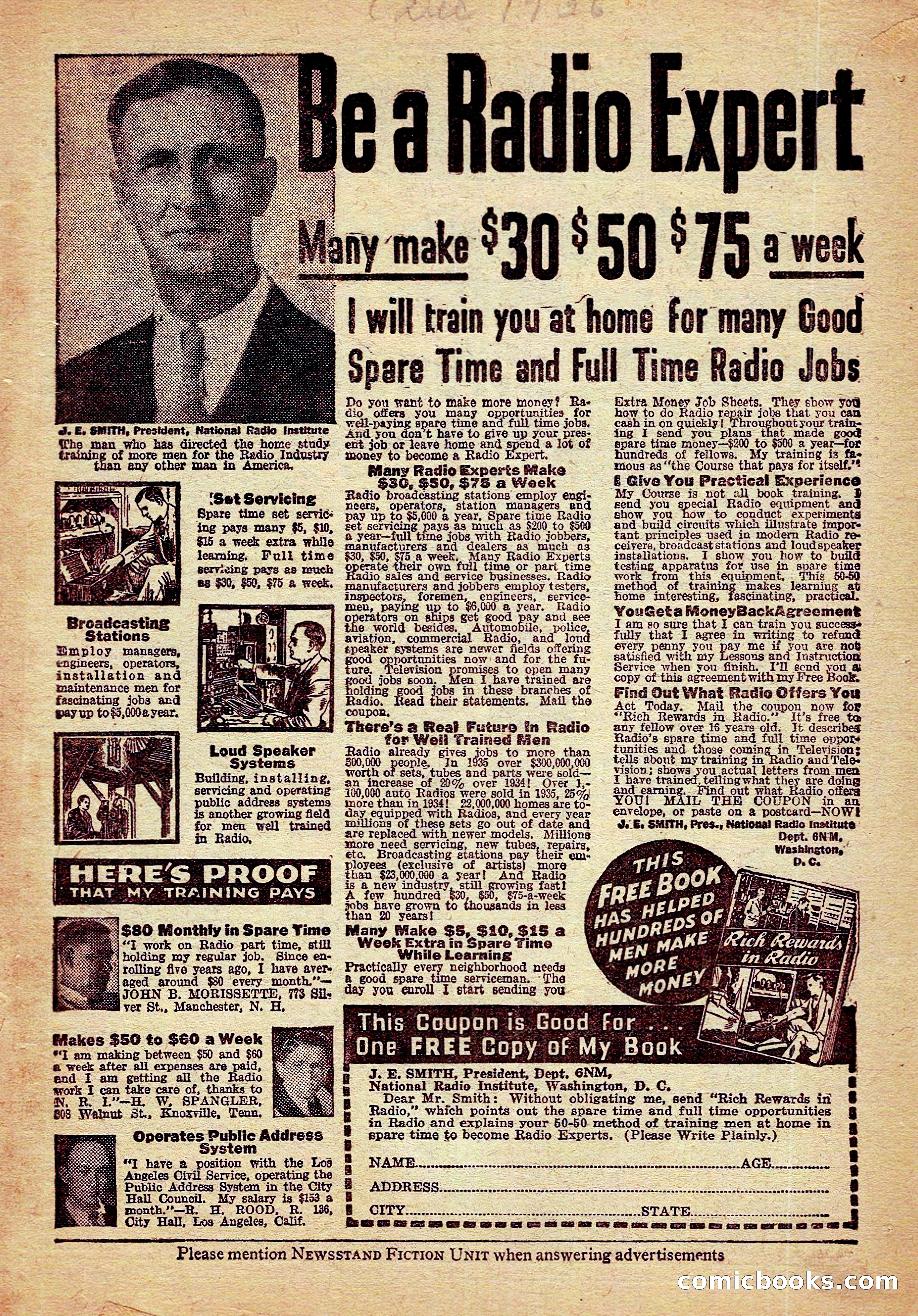 Breezy Stories and Young's Magazine, December 1936 — page 3 of 133