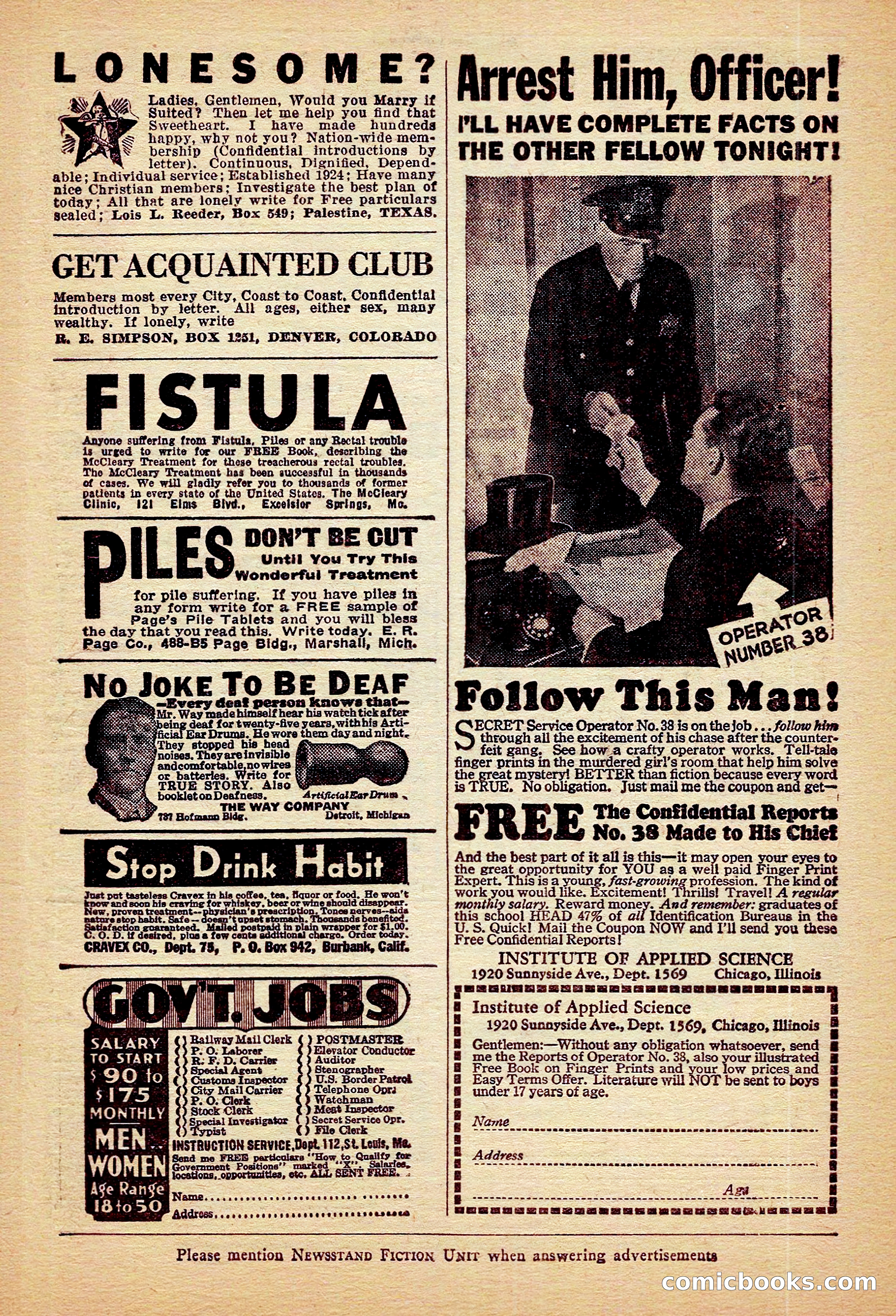 Breezy Stories and Young's Magazine, December 1936 — page 11 of 133