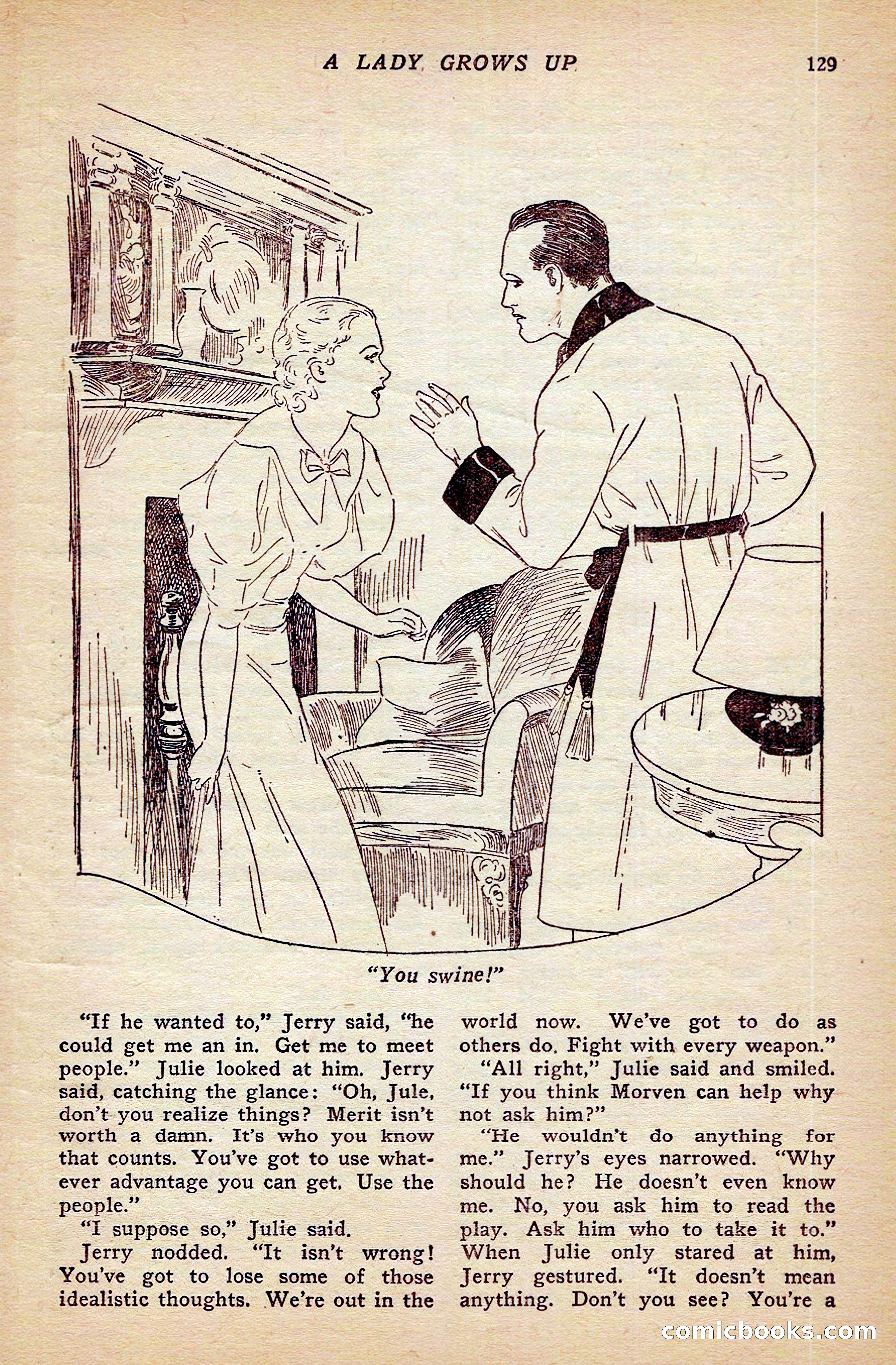 Breezy Stories and Young's Magazine, December 1936 — page 19 of 133