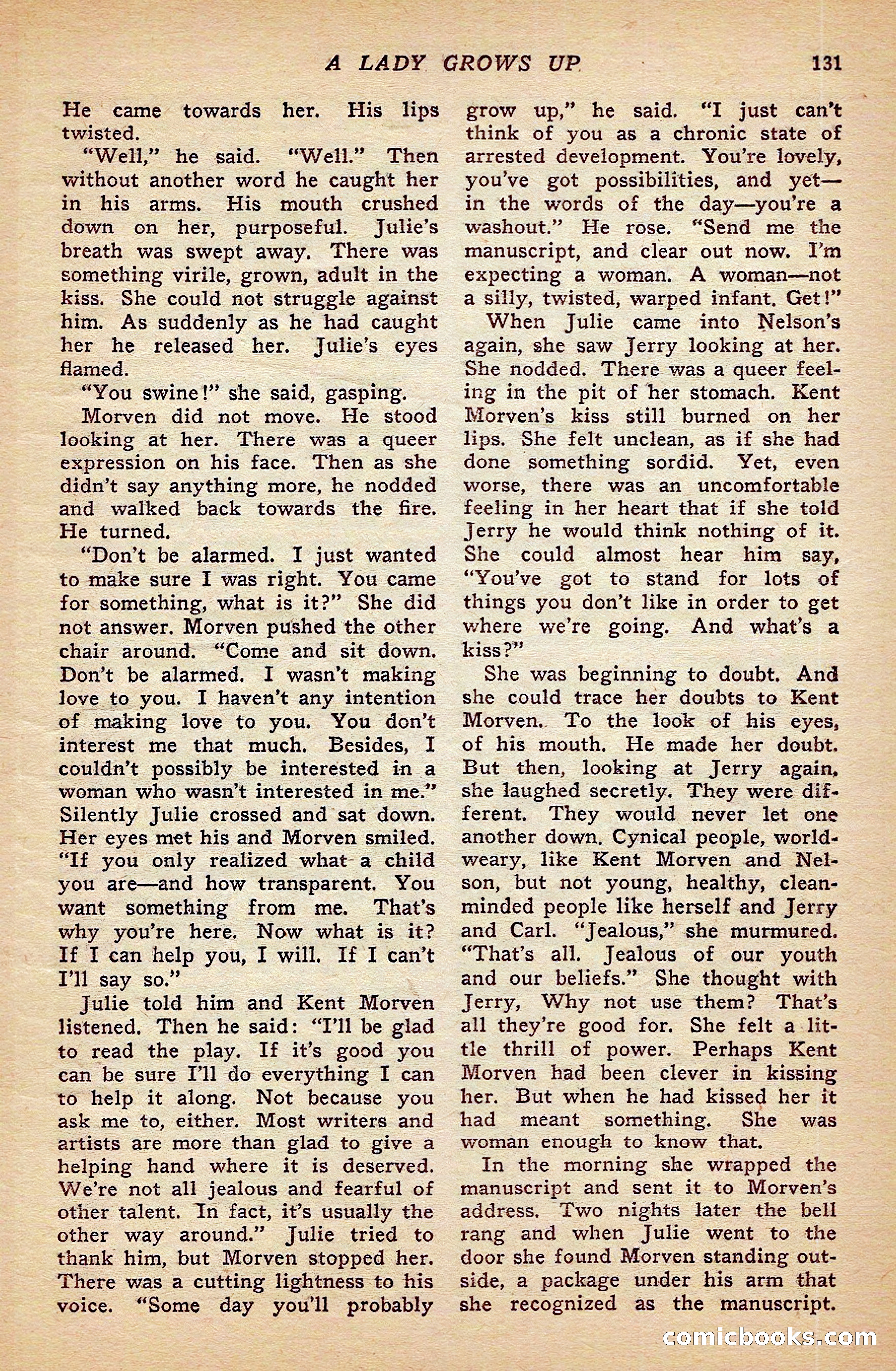 Breezy Stories and Young's Magazine, December 1936 — page 21 of 133