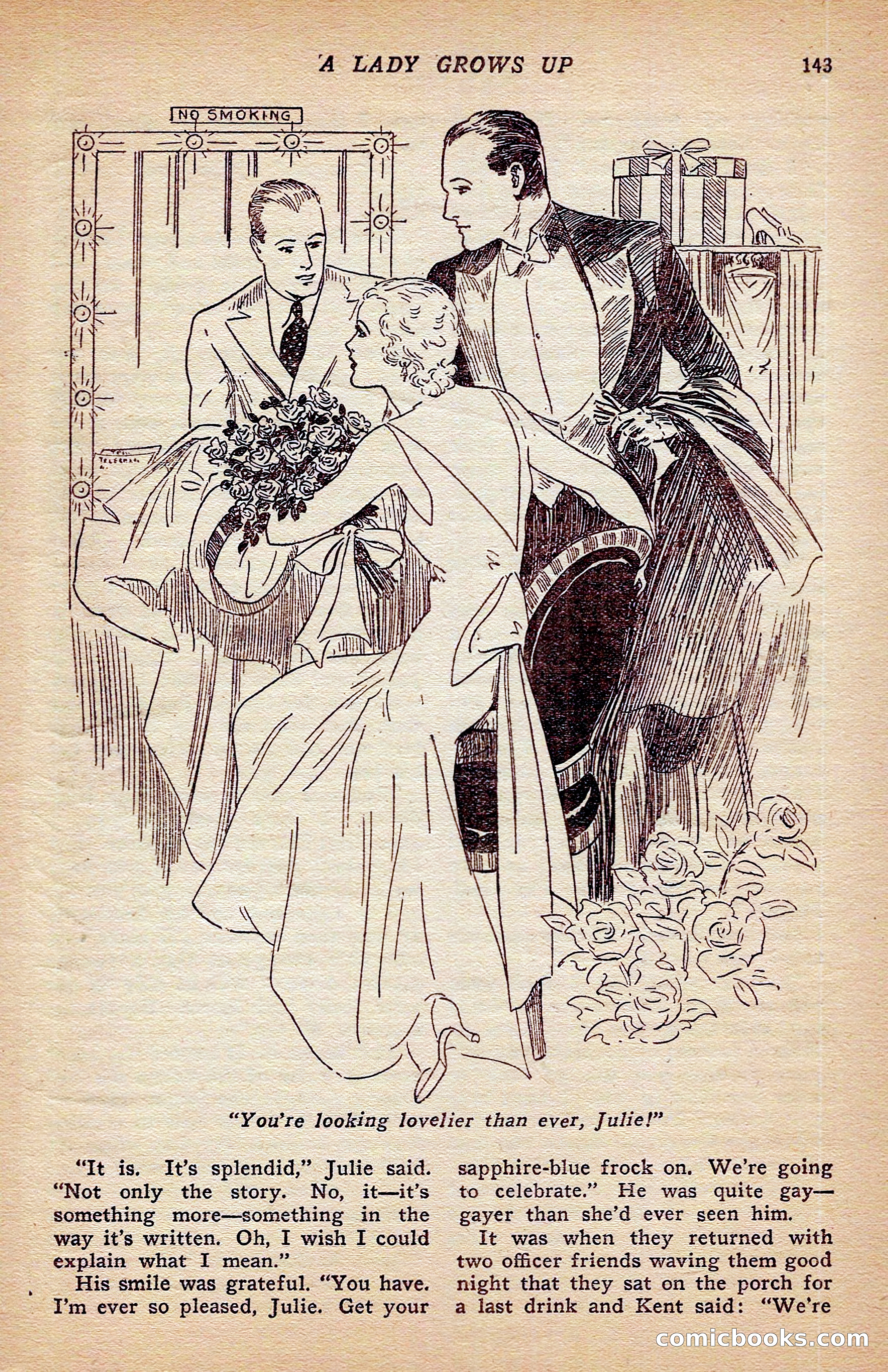 Breezy Stories and Young's Magazine, December 1936 — page 33 of 133
