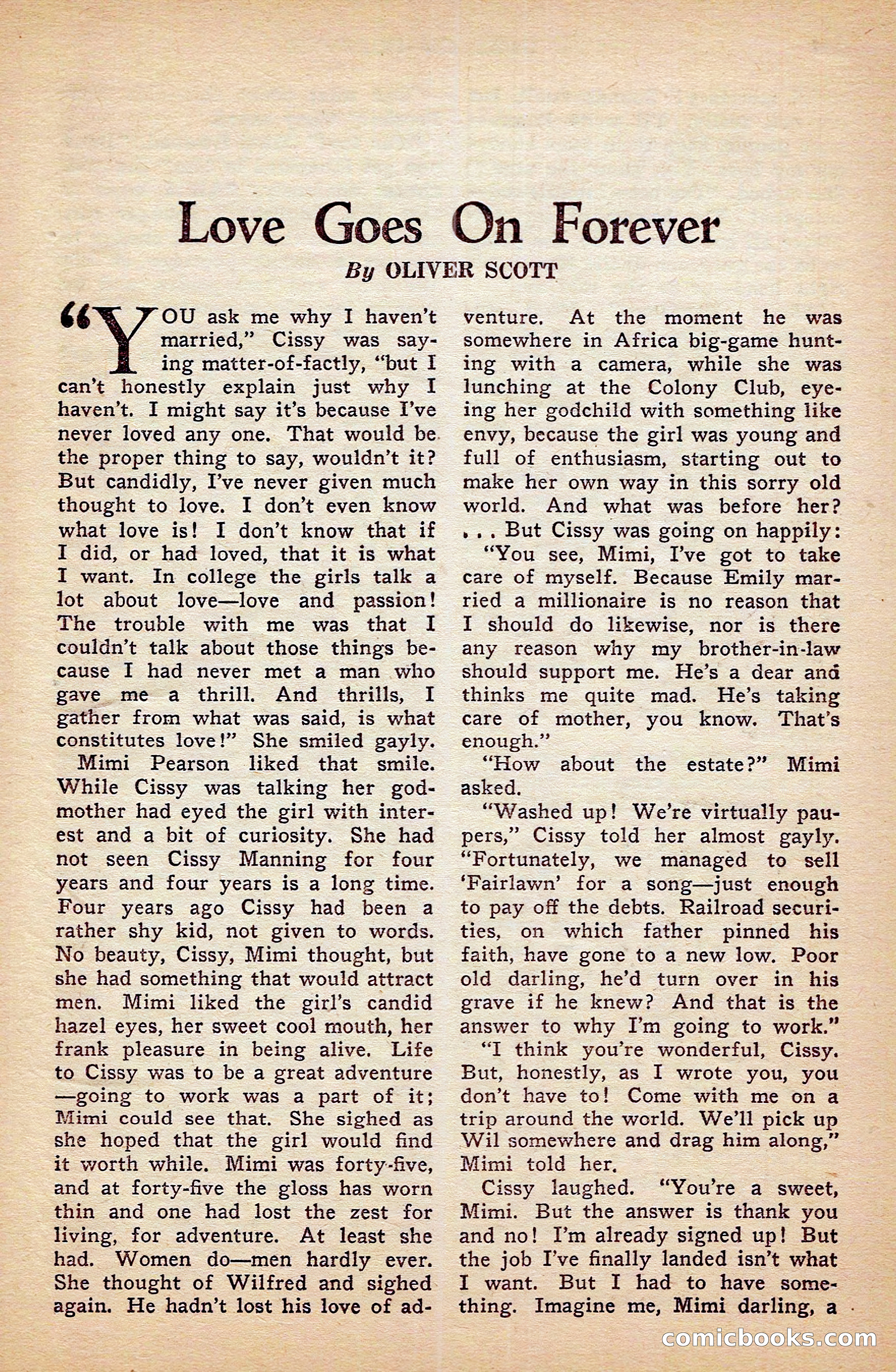 Breezy Stories and Young's Magazine, December 1936 — page 39 of 133
