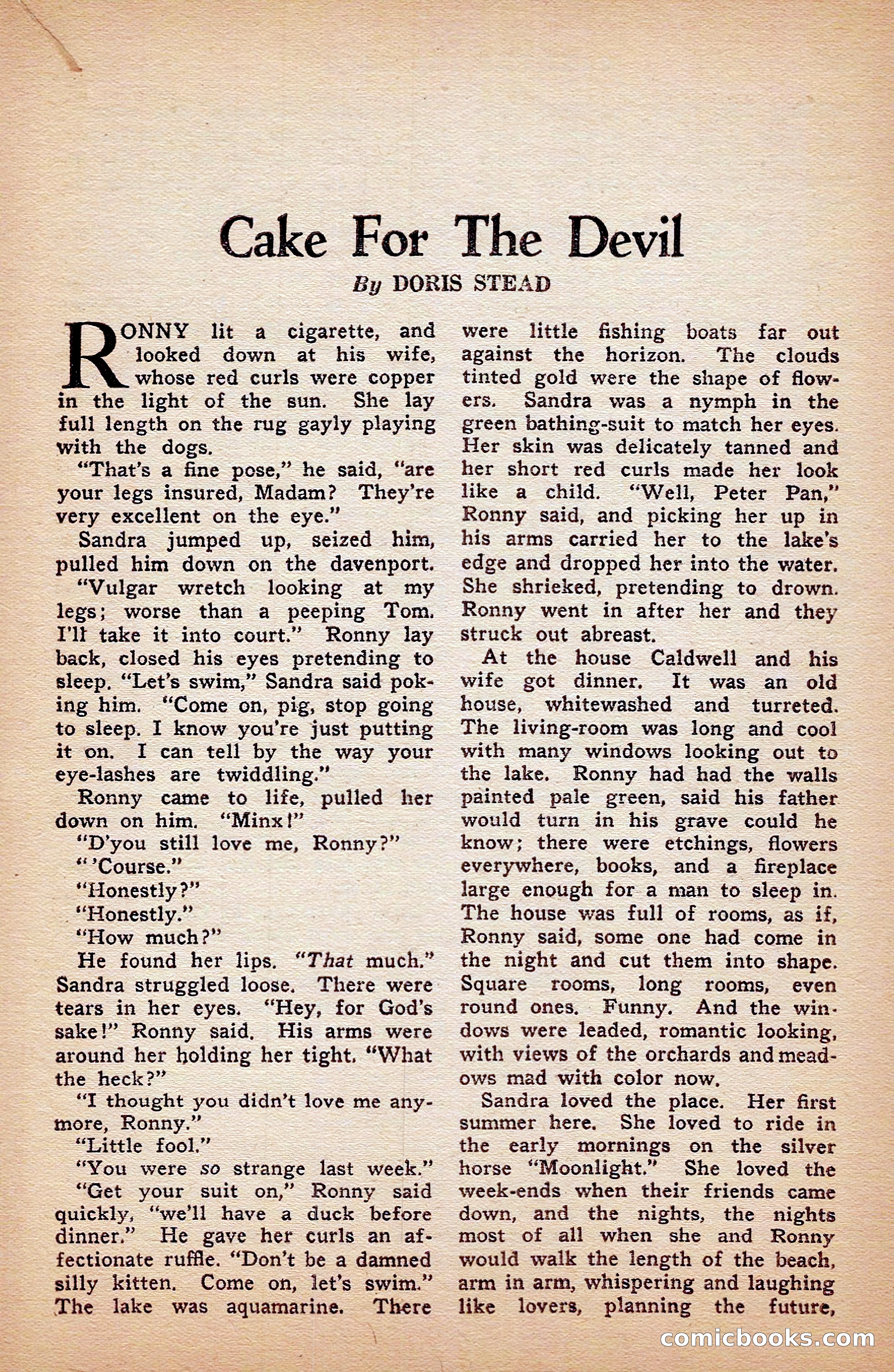 Breezy Stories and Young's Magazine, December 1936 — page 89 of 133