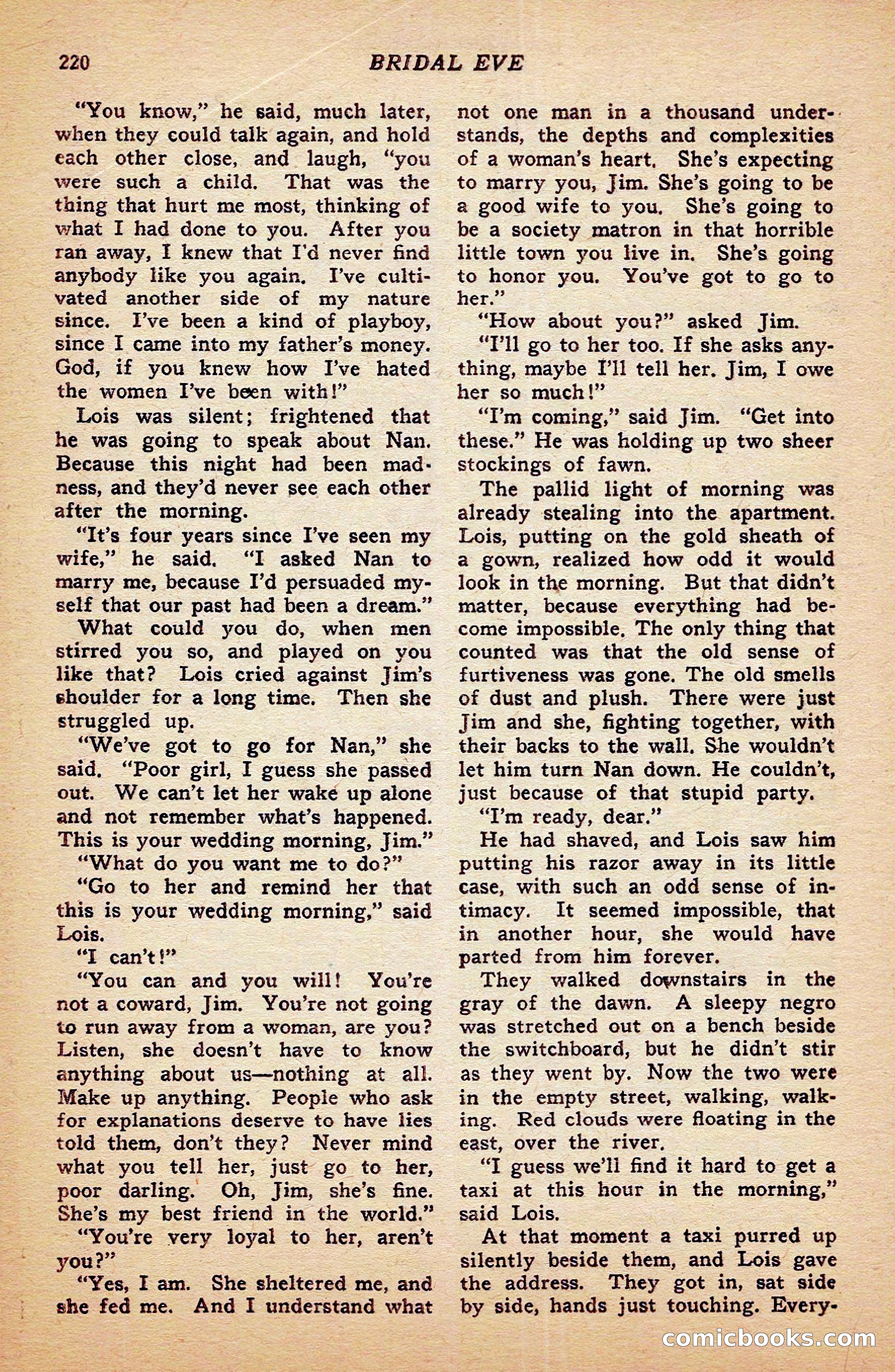 Breezy Stories and Young's Magazine, December 1936 — page 110 of 133
