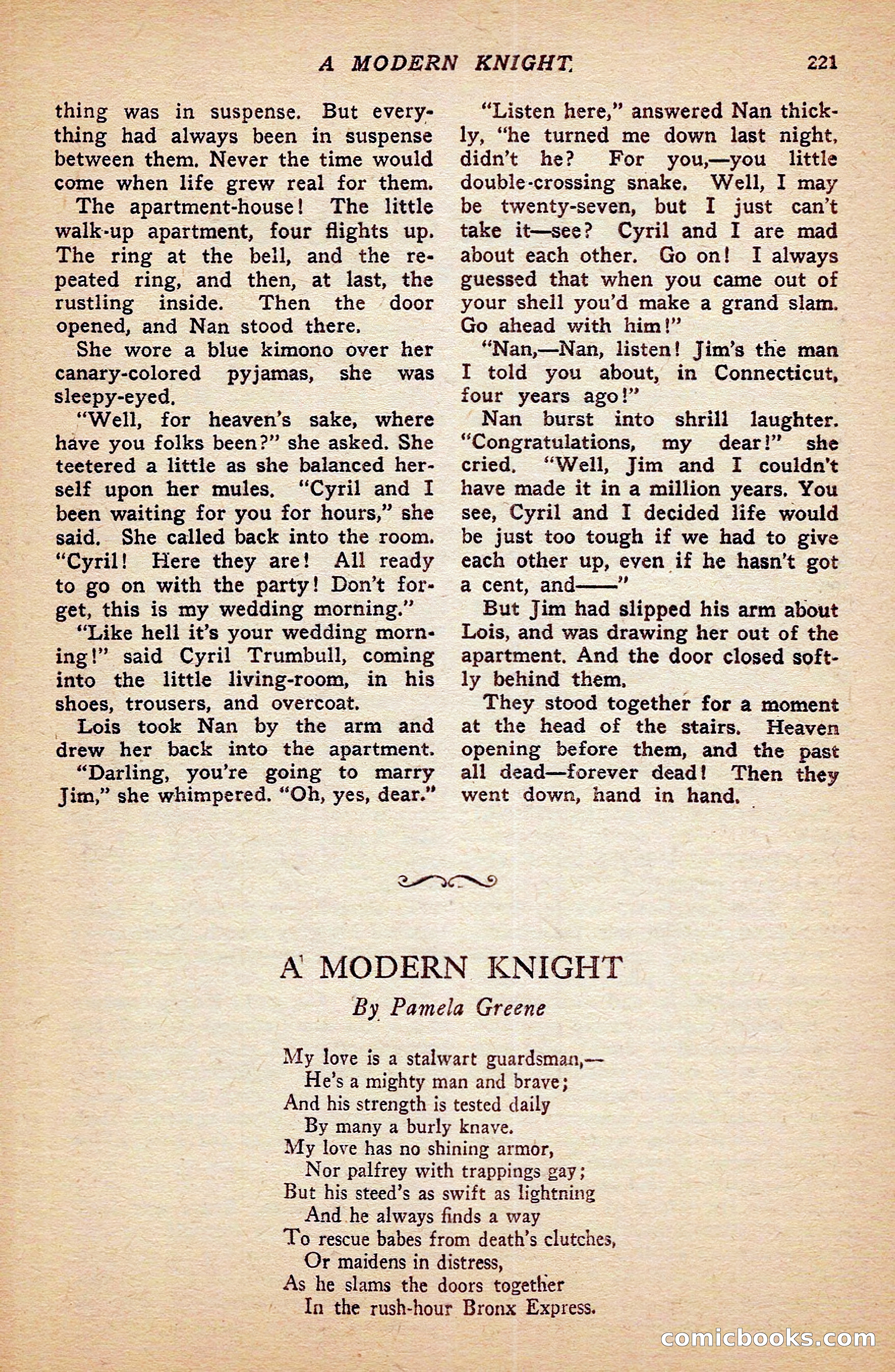 Breezy Stories and Young's Magazine, December 1936 — page 111 of 133