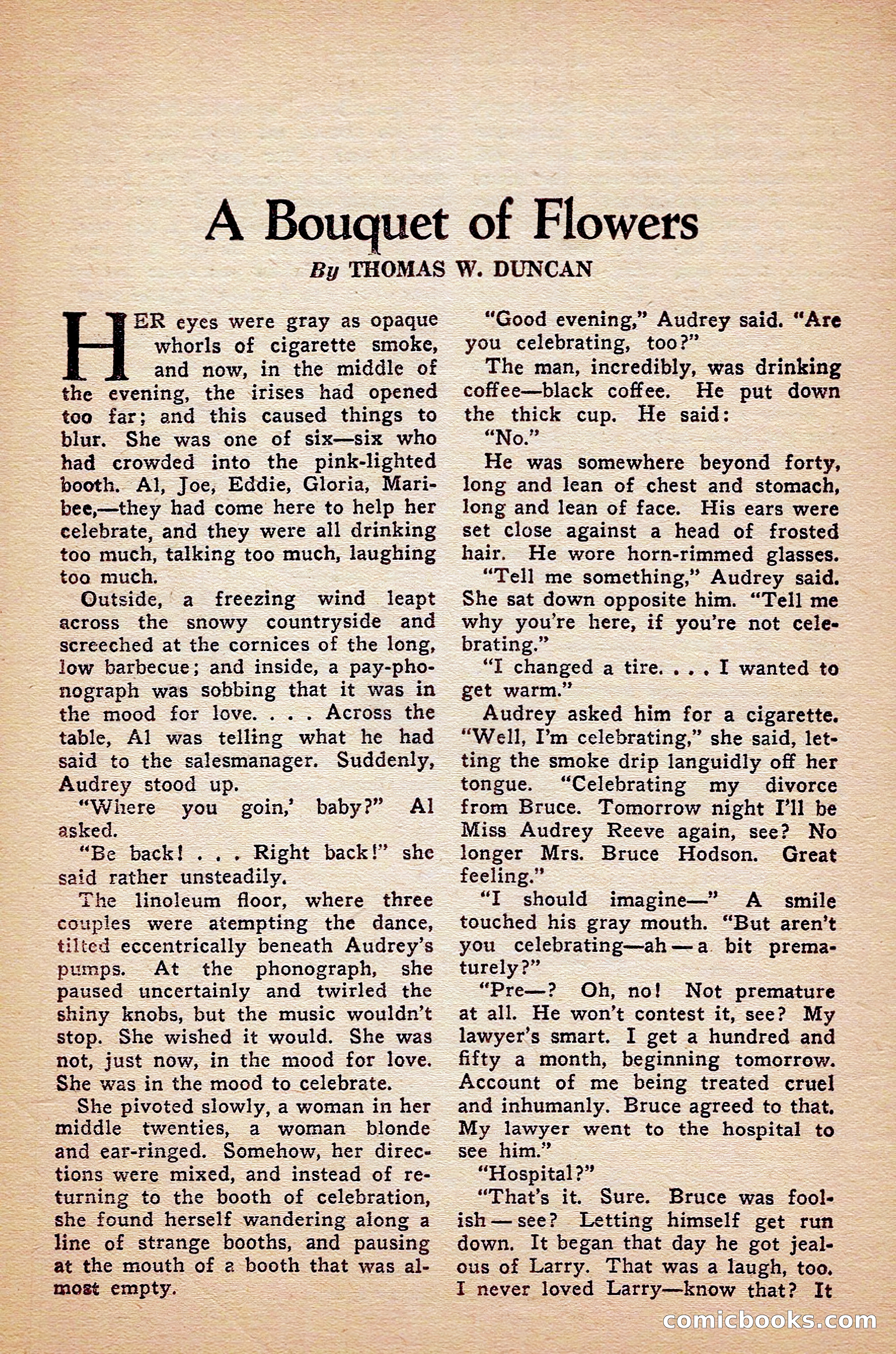 Breezy Stories and Young's Magazine, December 1936 — page 112 of 133