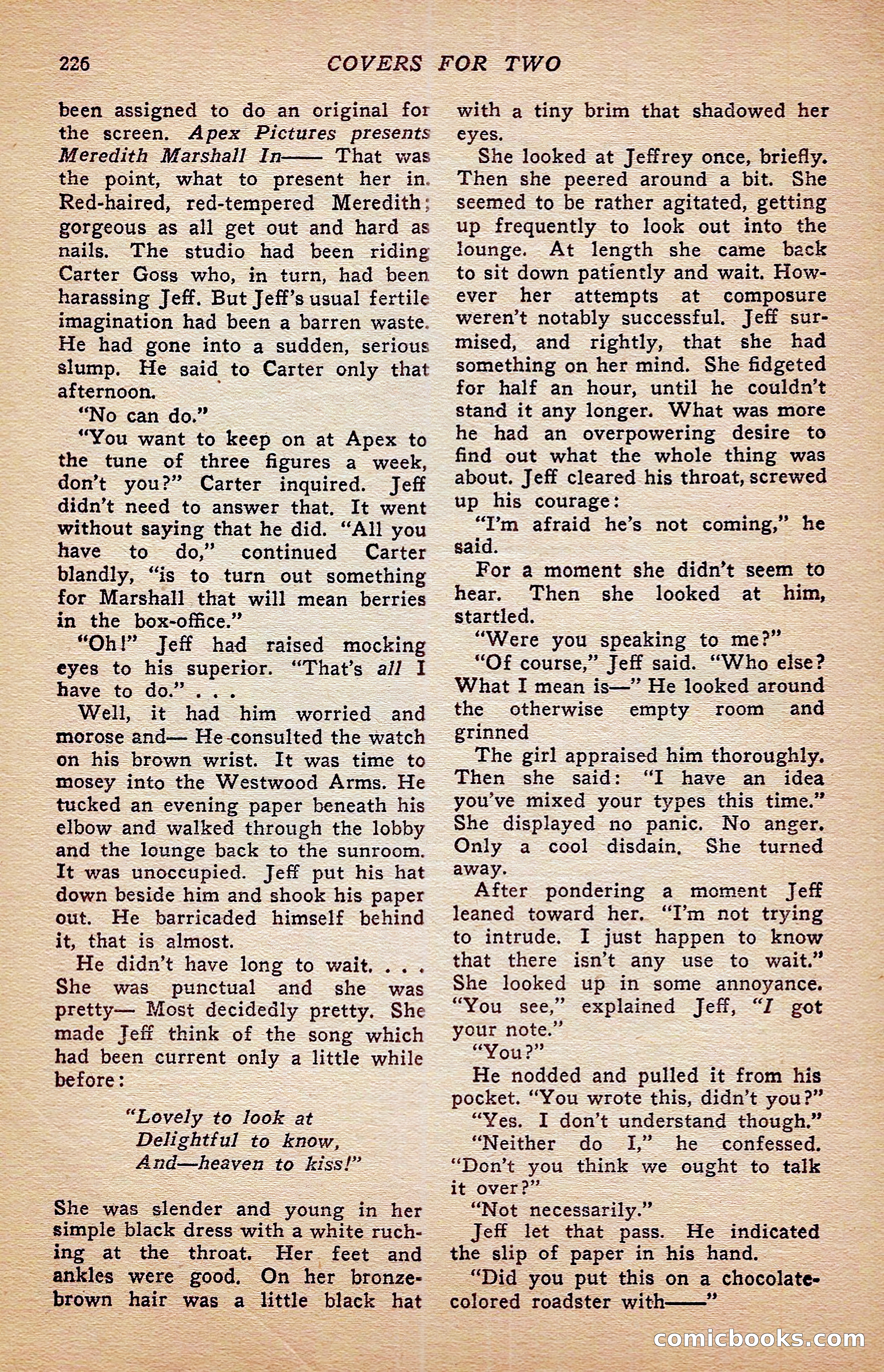 Breezy Stories and Young's Magazine, December 1936 — page 116 of 133