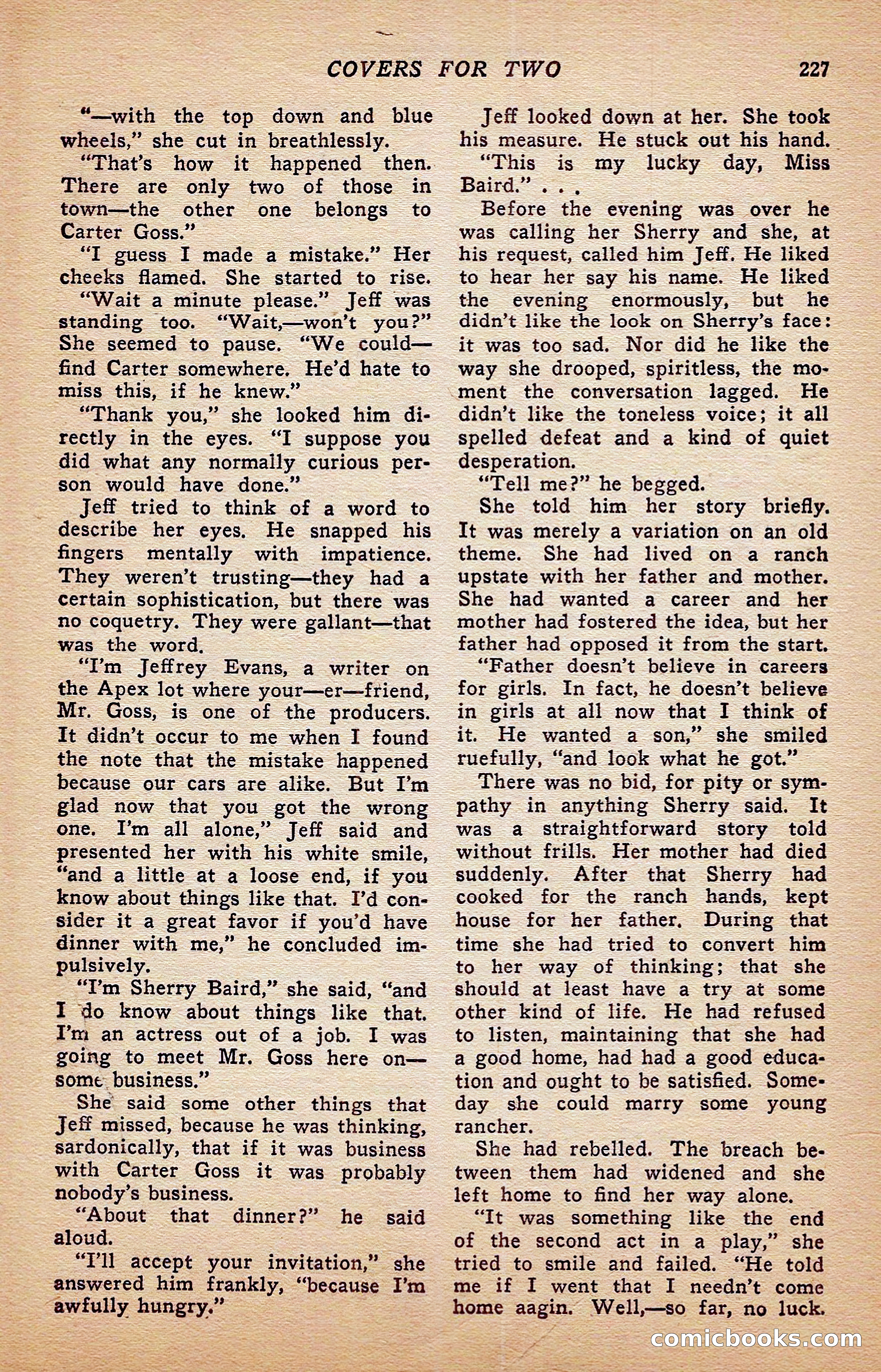 Breezy Stories and Young's Magazine, December 1936 — page 117 of 133