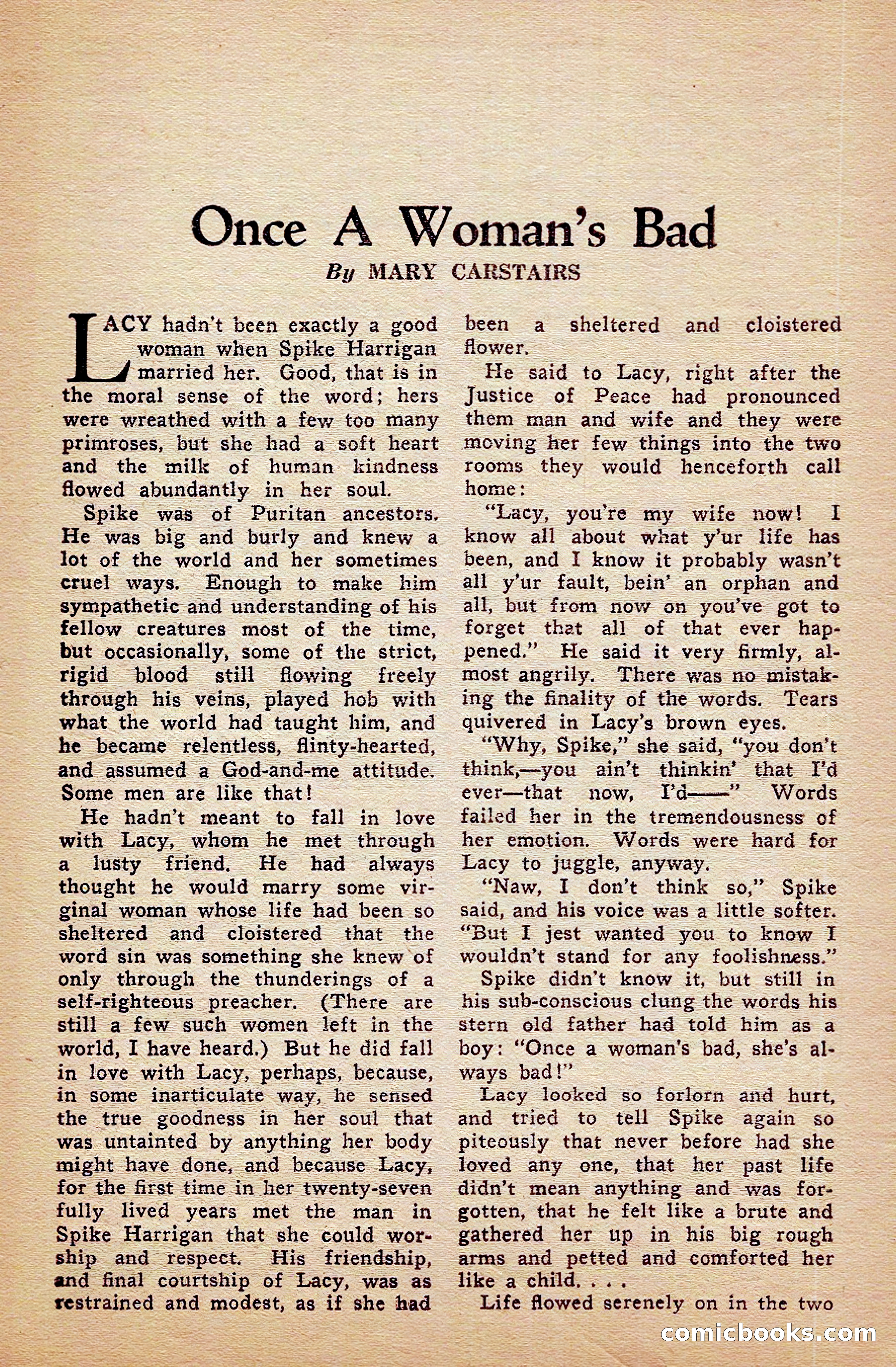 Breezy Stories and Young's Magazine, December 1936 — page 124 of 133