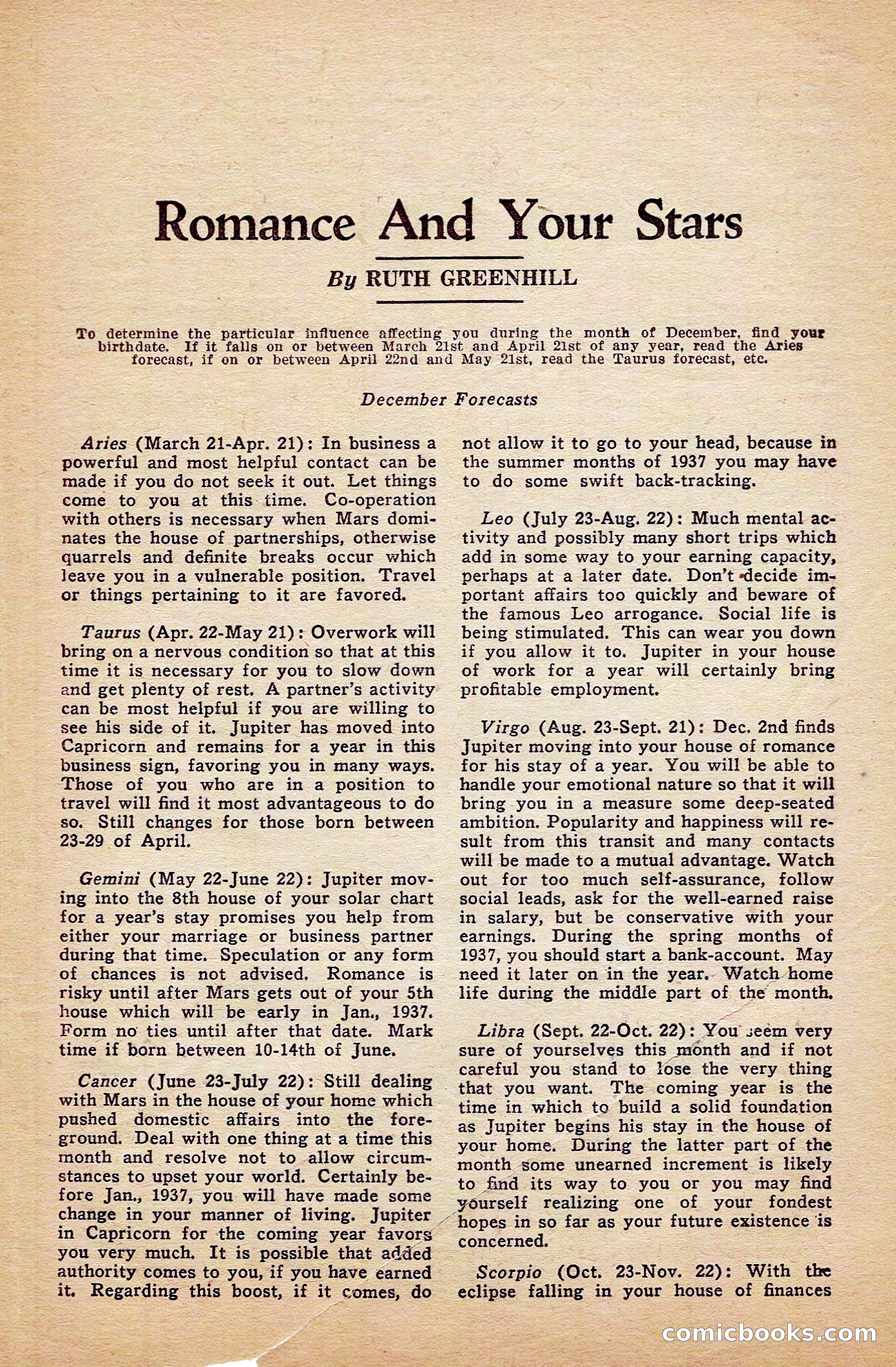 Breezy Stories and Young's Magazine, December 1936 — page 127 of 133