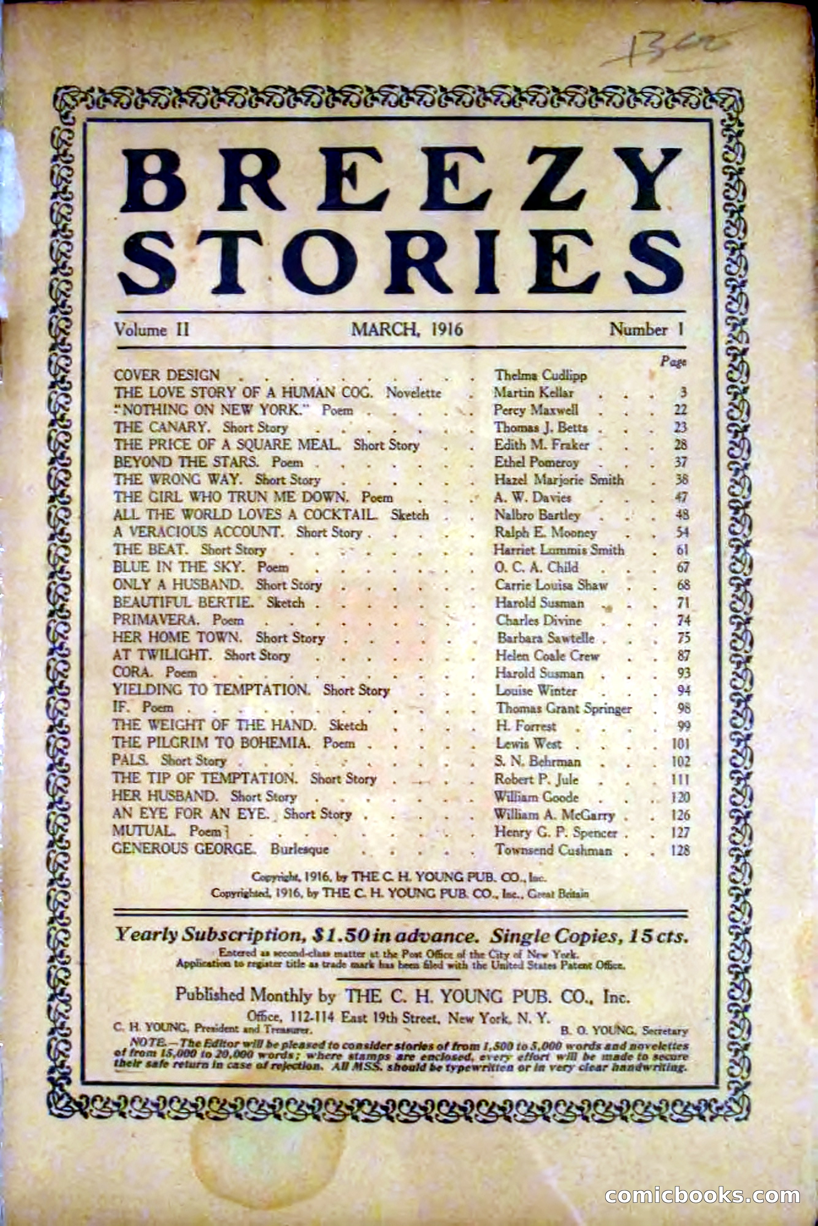 Breezy Stories, March 1916 — page 3 of 132