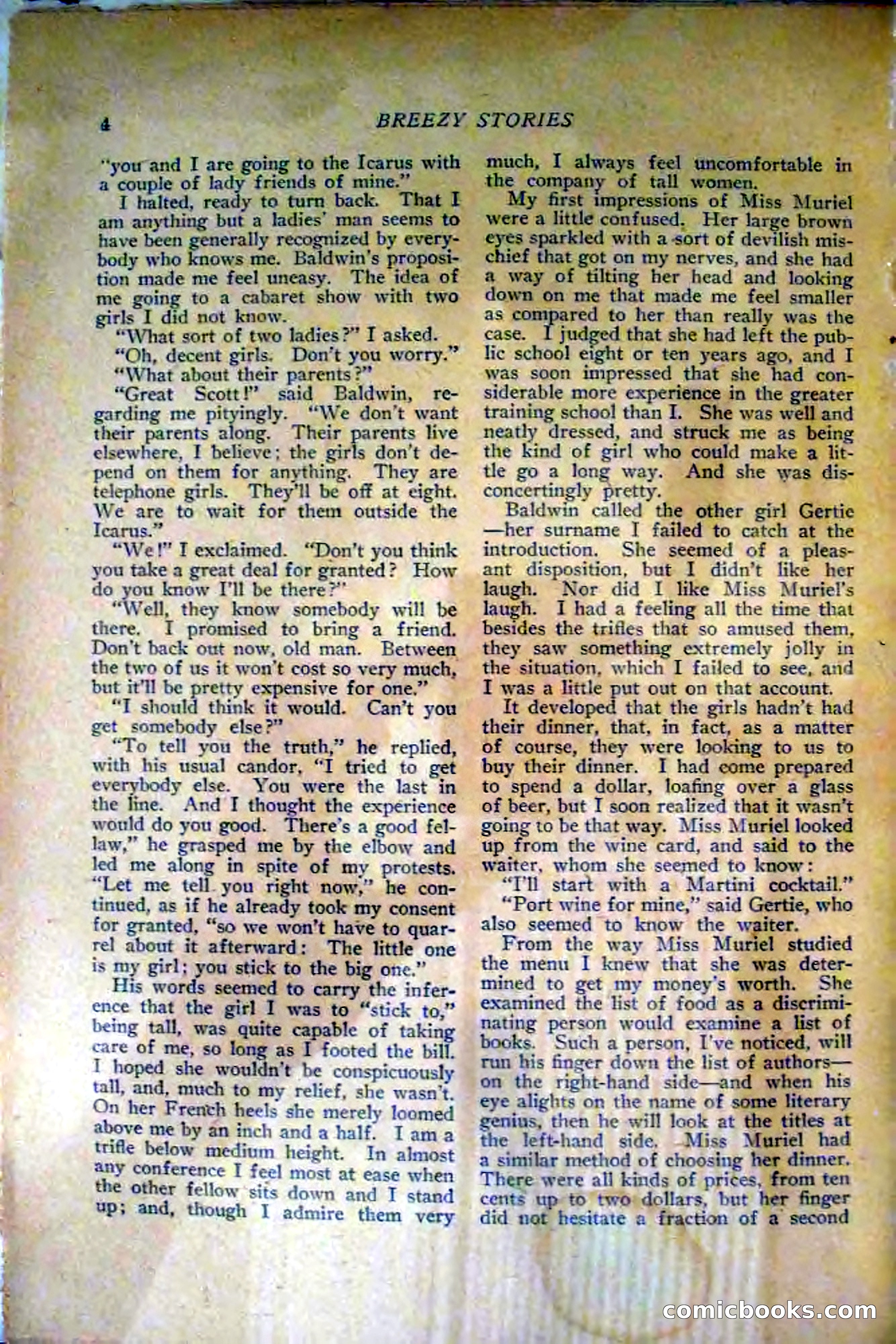 Breezy Stories, March 1916 — page 6 of 132