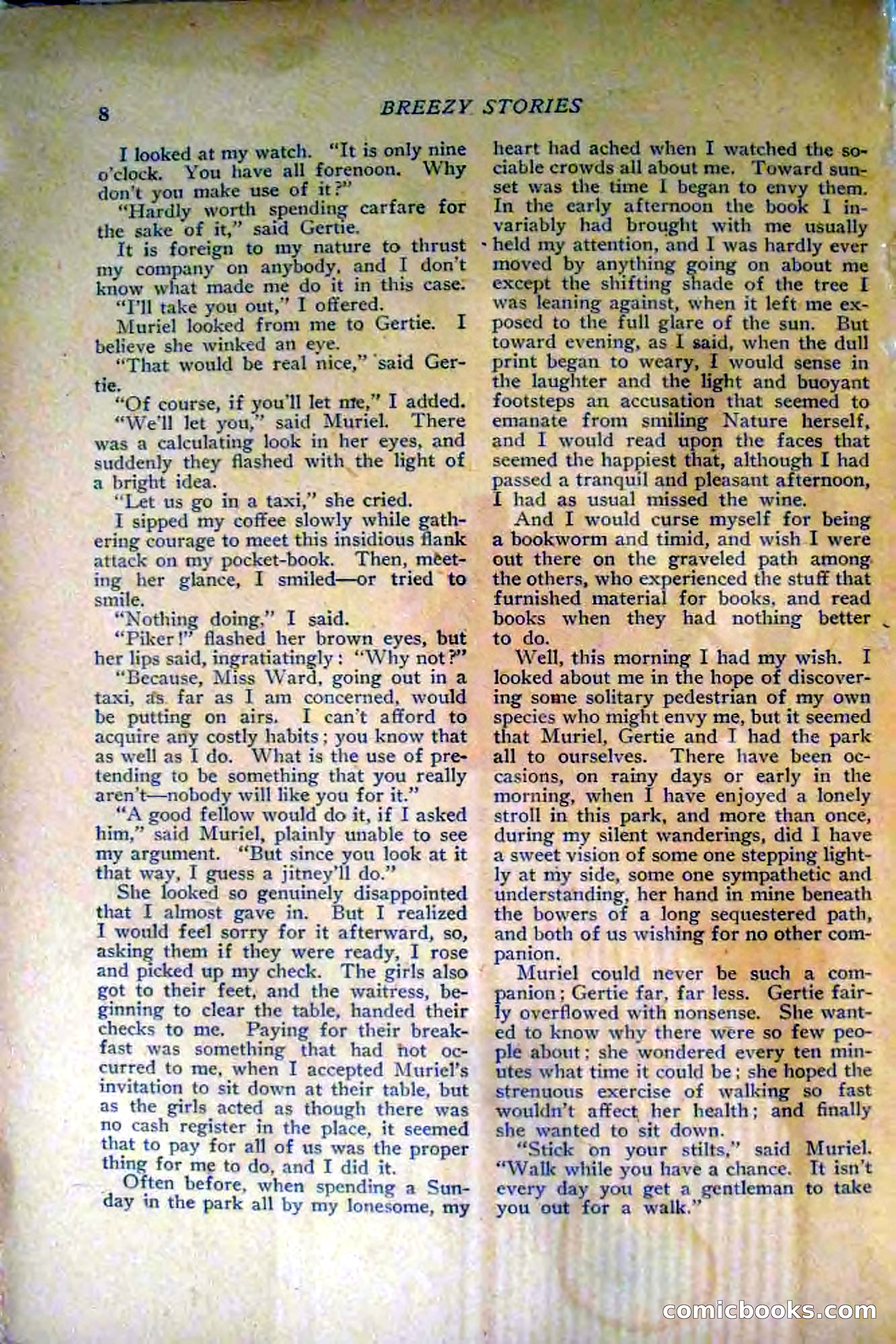 Breezy Stories, March 1916 — page 10 of 132
