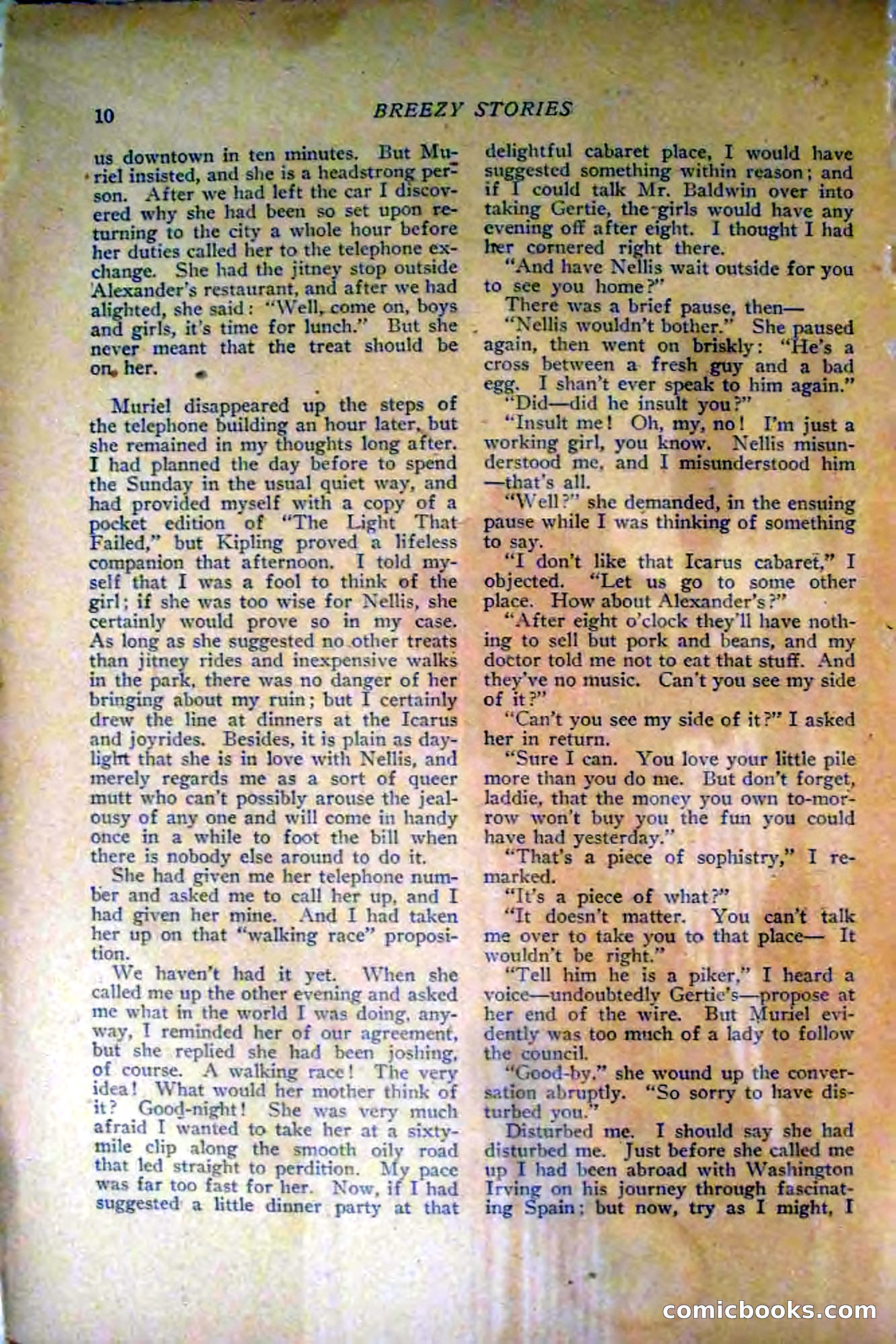 Breezy Stories, March 1916 — page 12 of 132