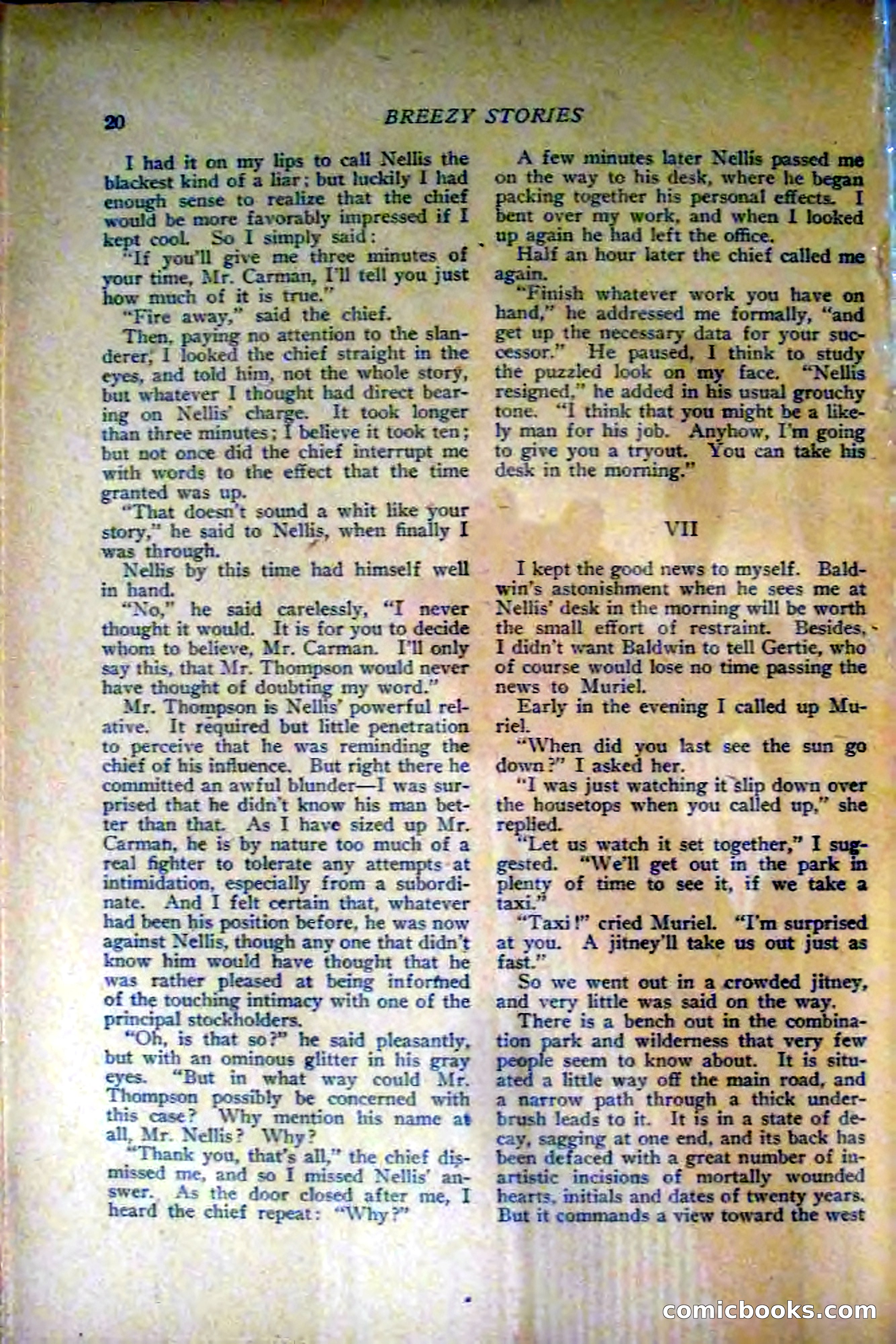 Breezy Stories, March 1916 — page 22 of 132