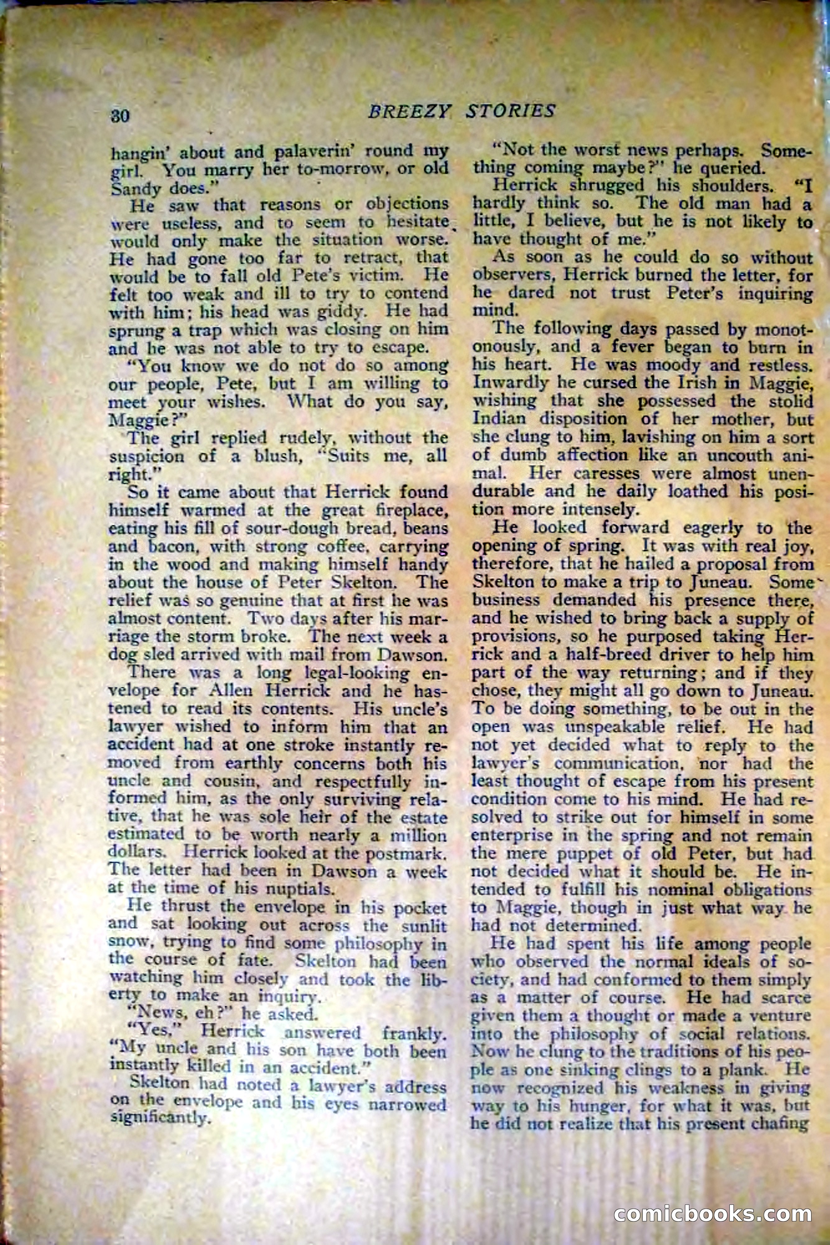 Breezy Stories, March 1916 — page 32 of 132