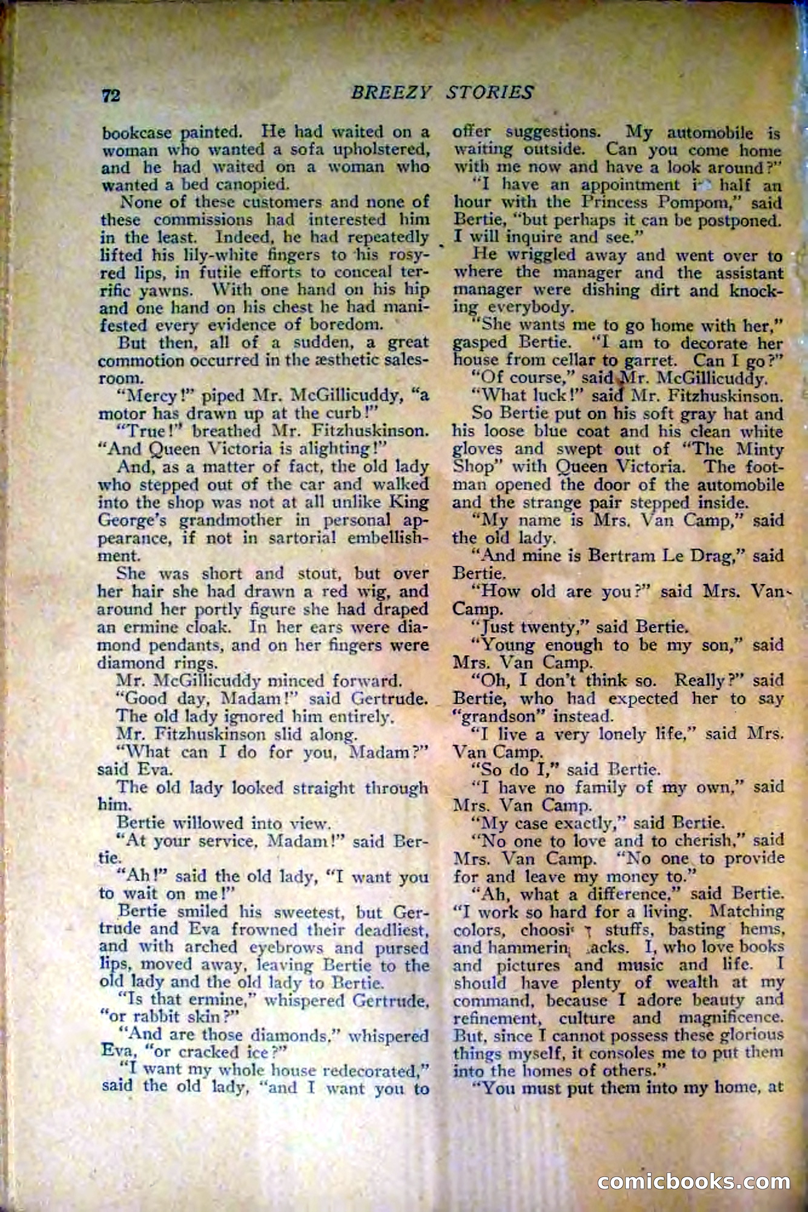 Breezy Stories, March 1916 — page 74 of 132