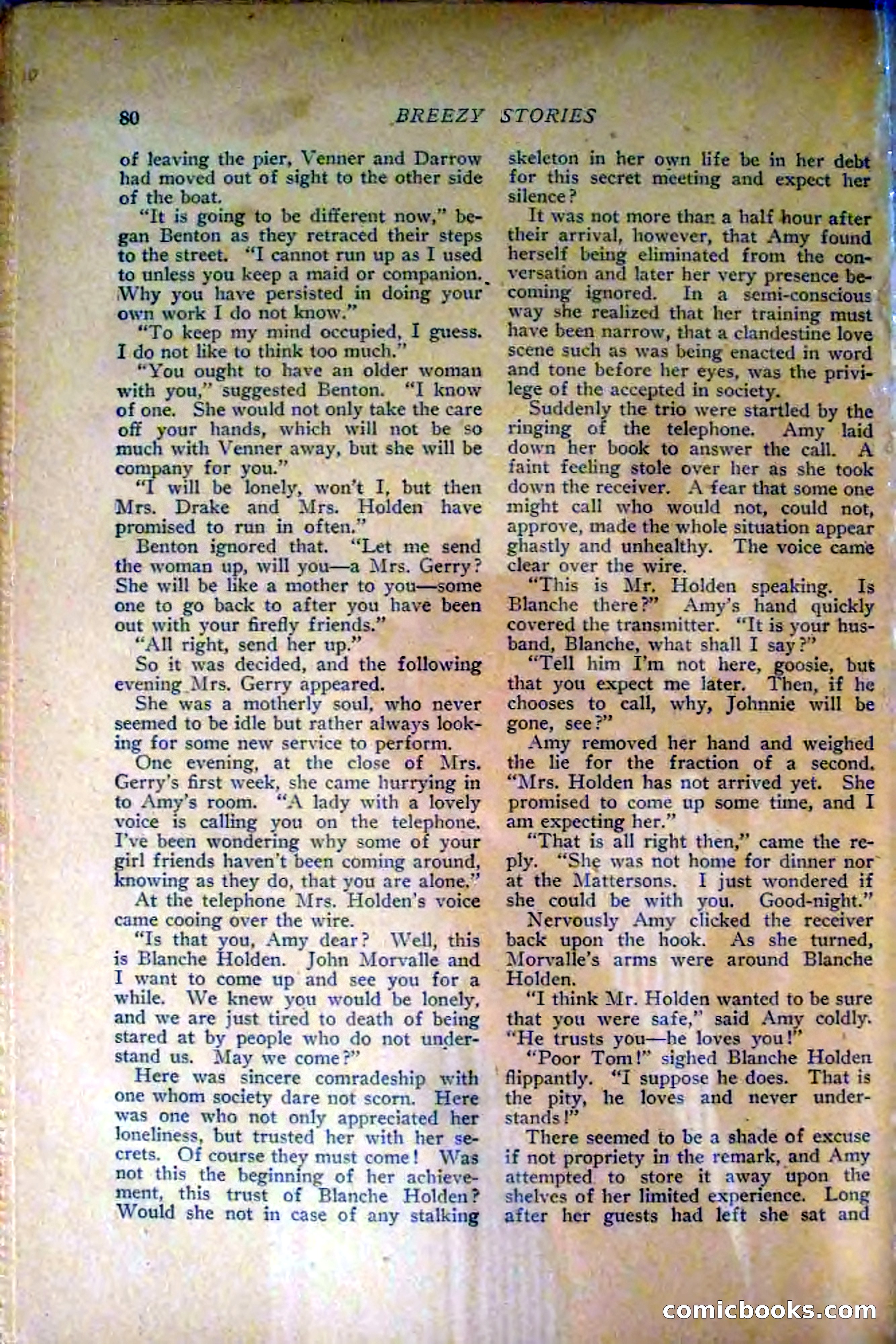 Breezy Stories, March 1916 — page 82 of 132