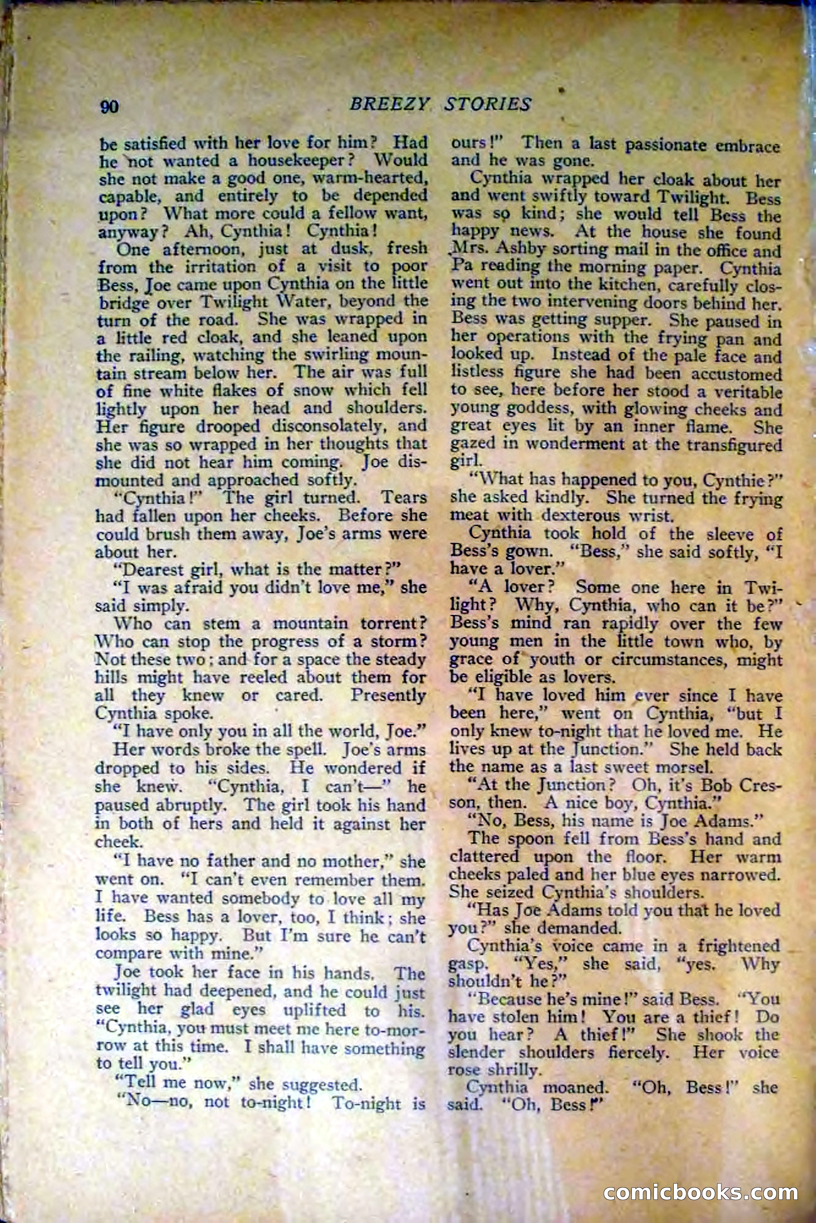 Breezy Stories, March 1916 — page 92 of 132