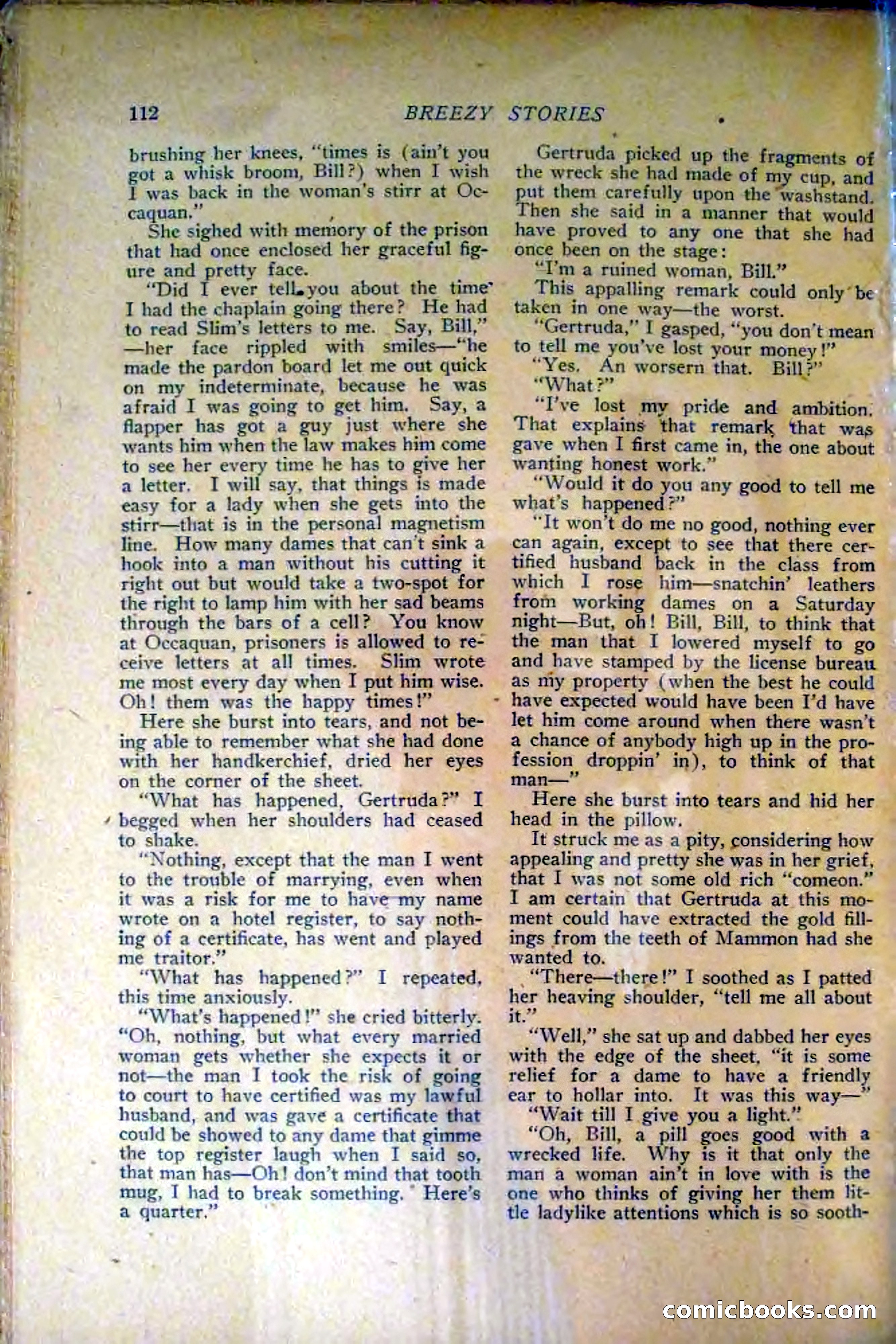 Breezy Stories, March 1916 — page 114 of 132