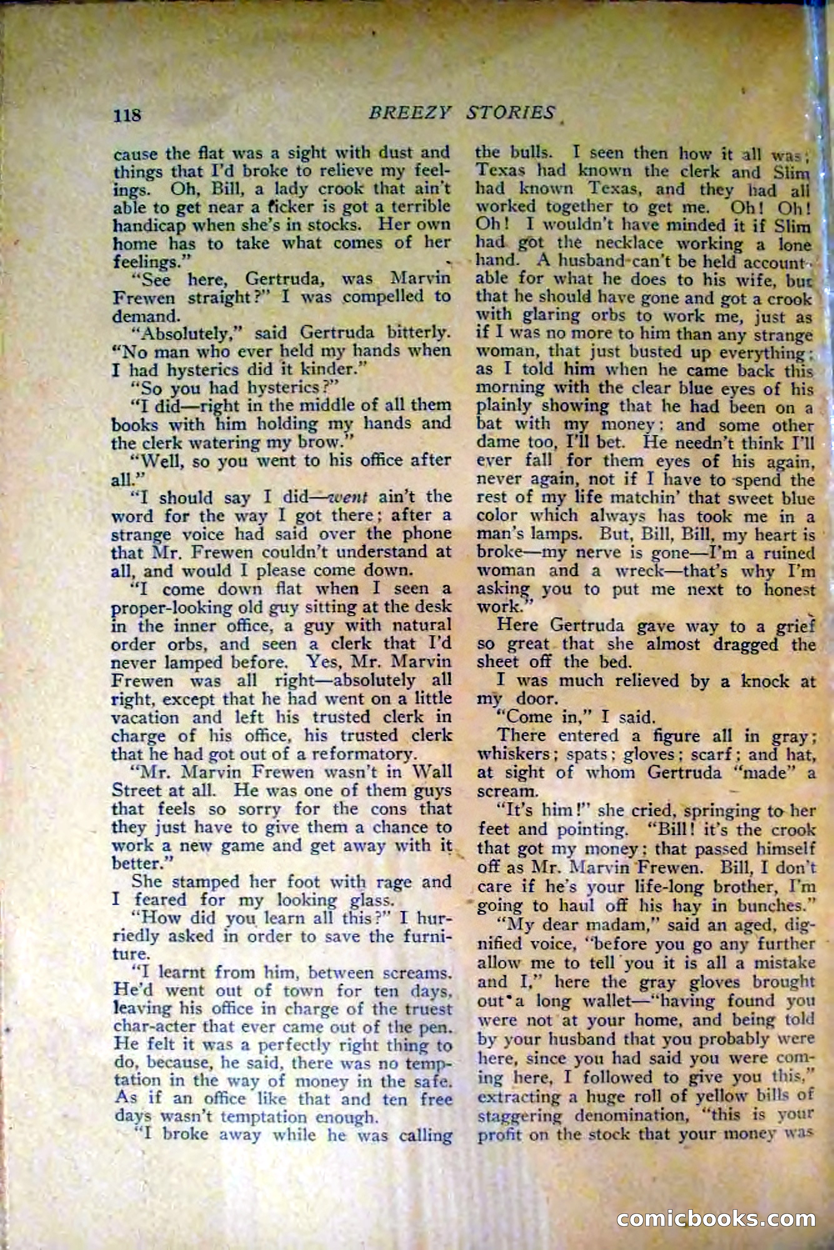 Breezy Stories, March 1916 — page 120 of 132
