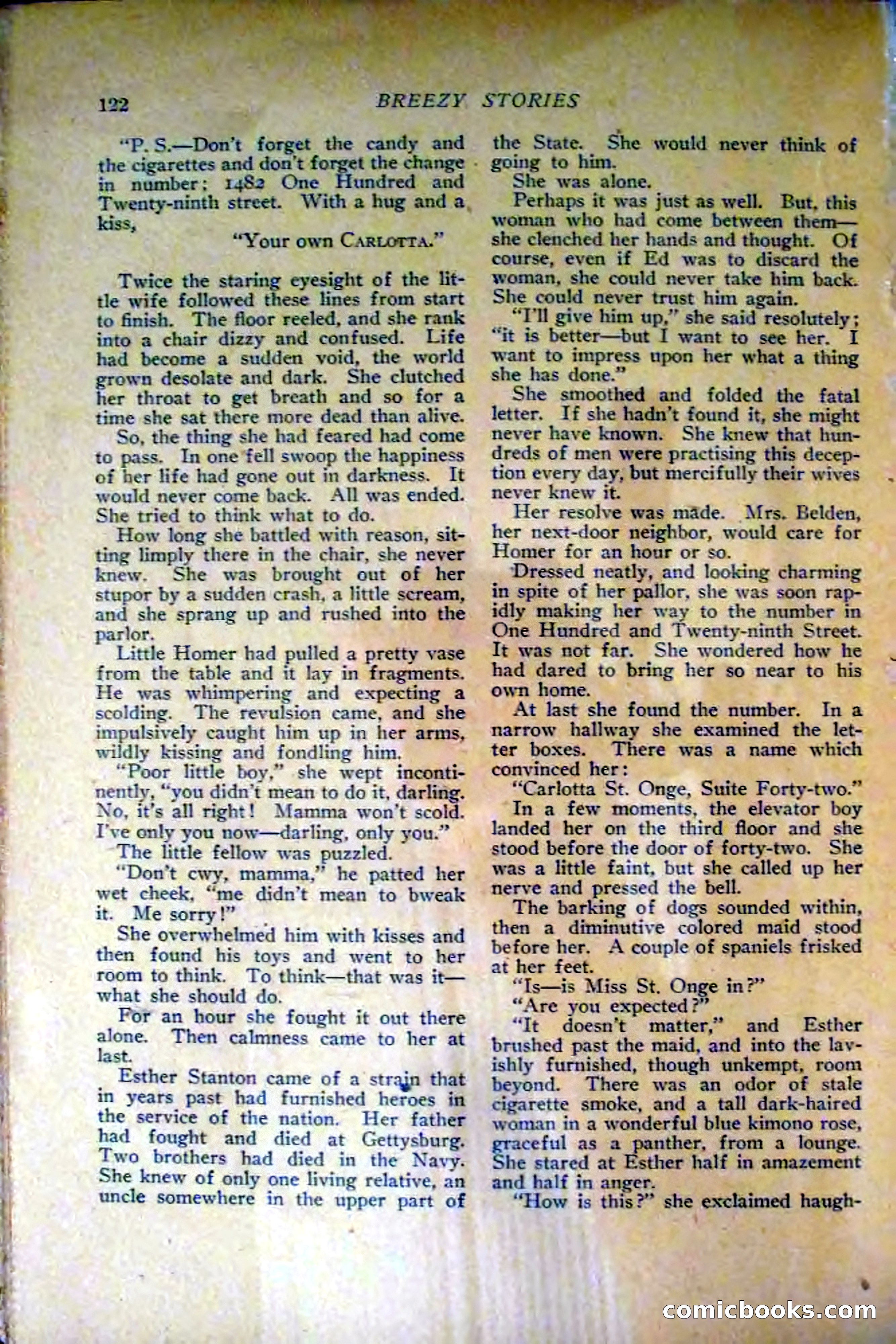 Breezy Stories, March 1916 — page 124 of 132