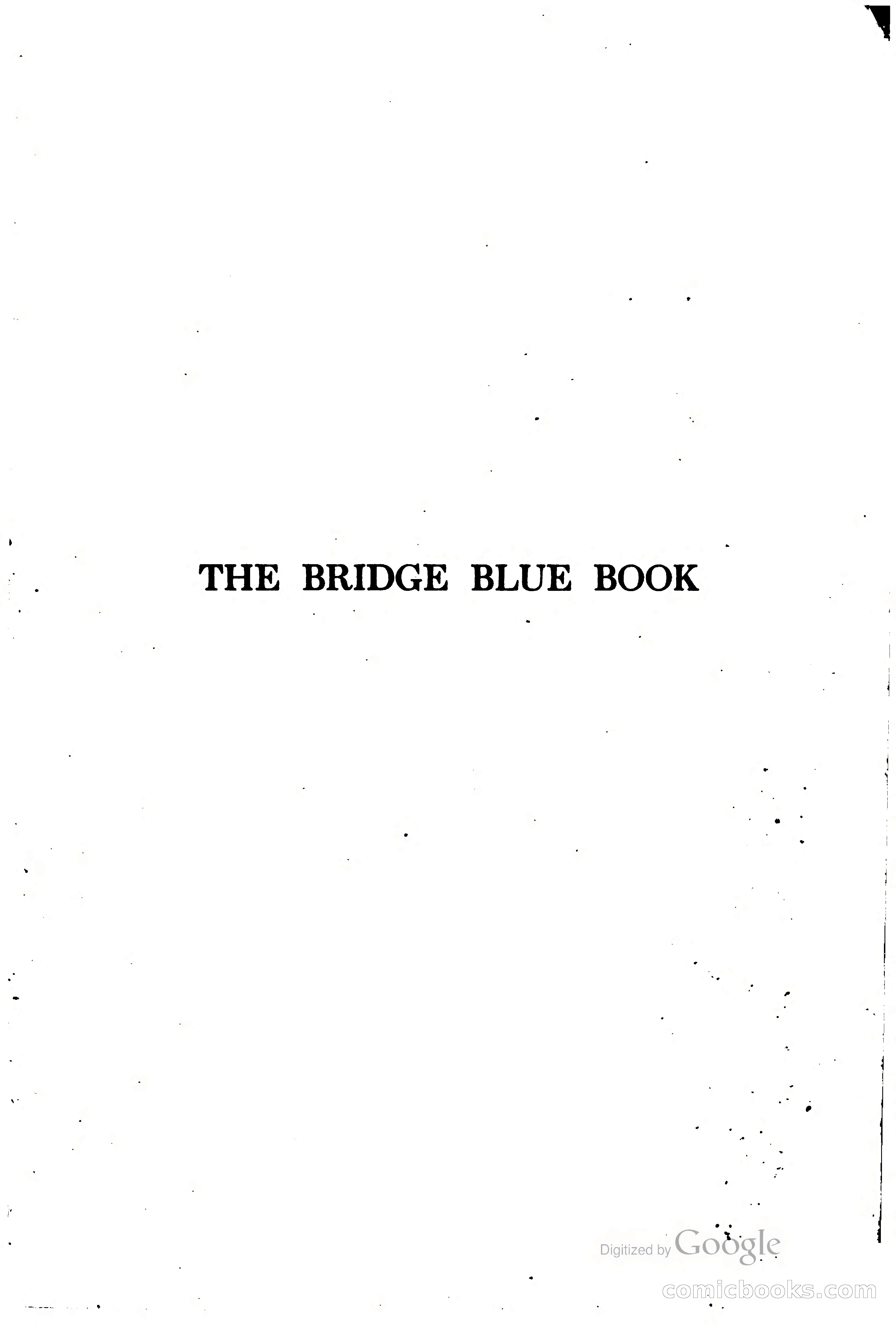 The Bridge Blue Book — page 8 of 172