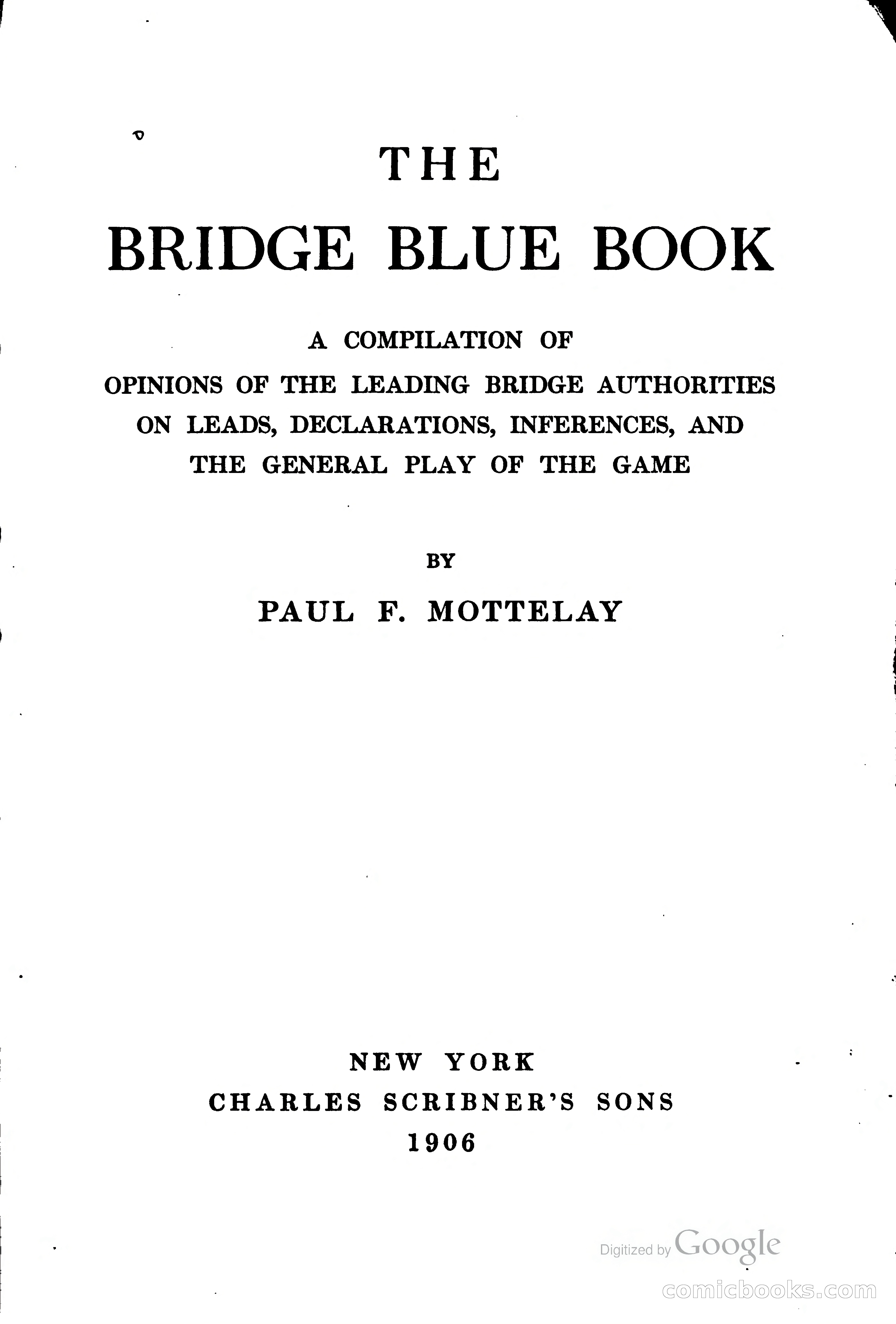 The Bridge Blue Book — page 10 of 172