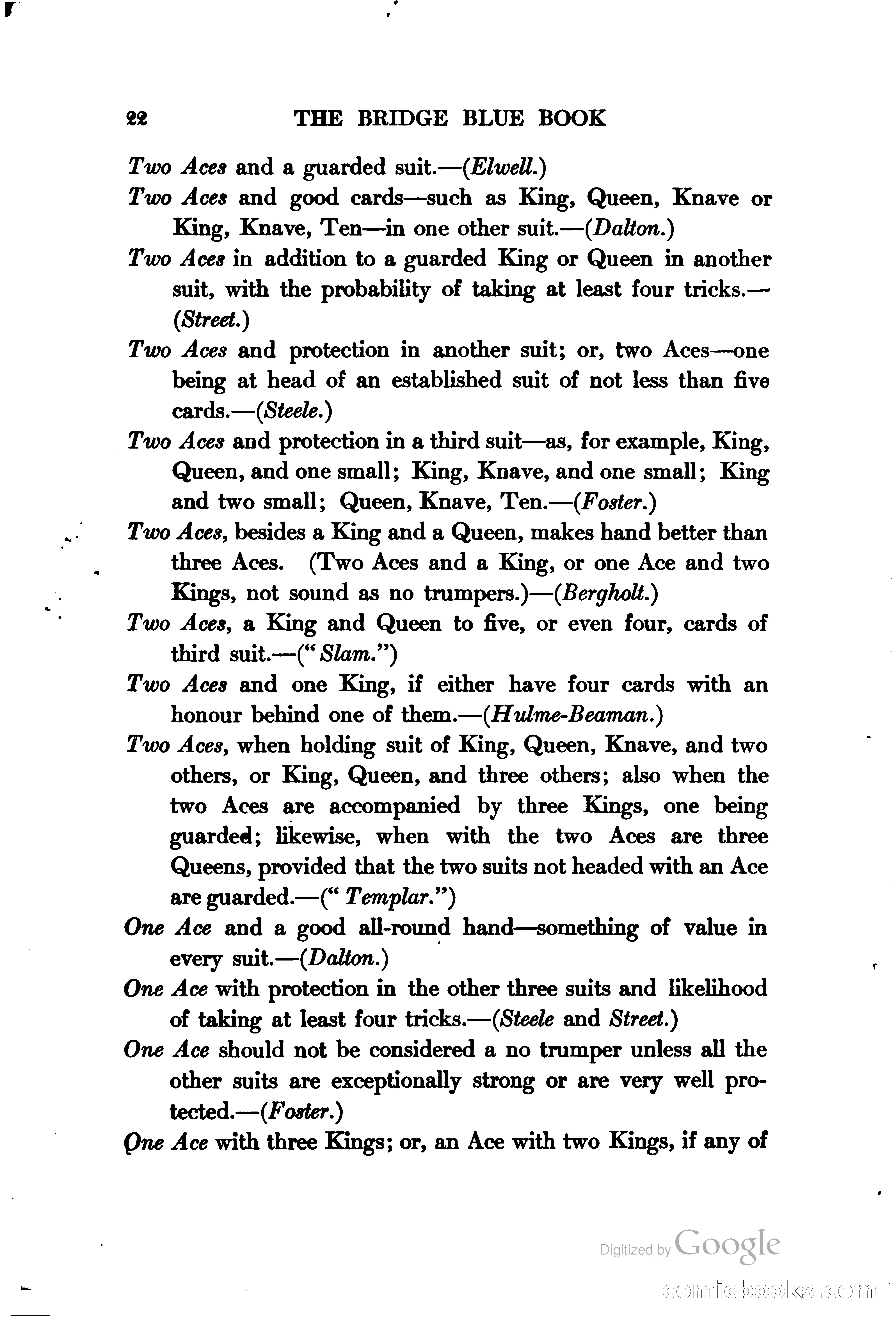 The Bridge Blue Book — page 37 of 172