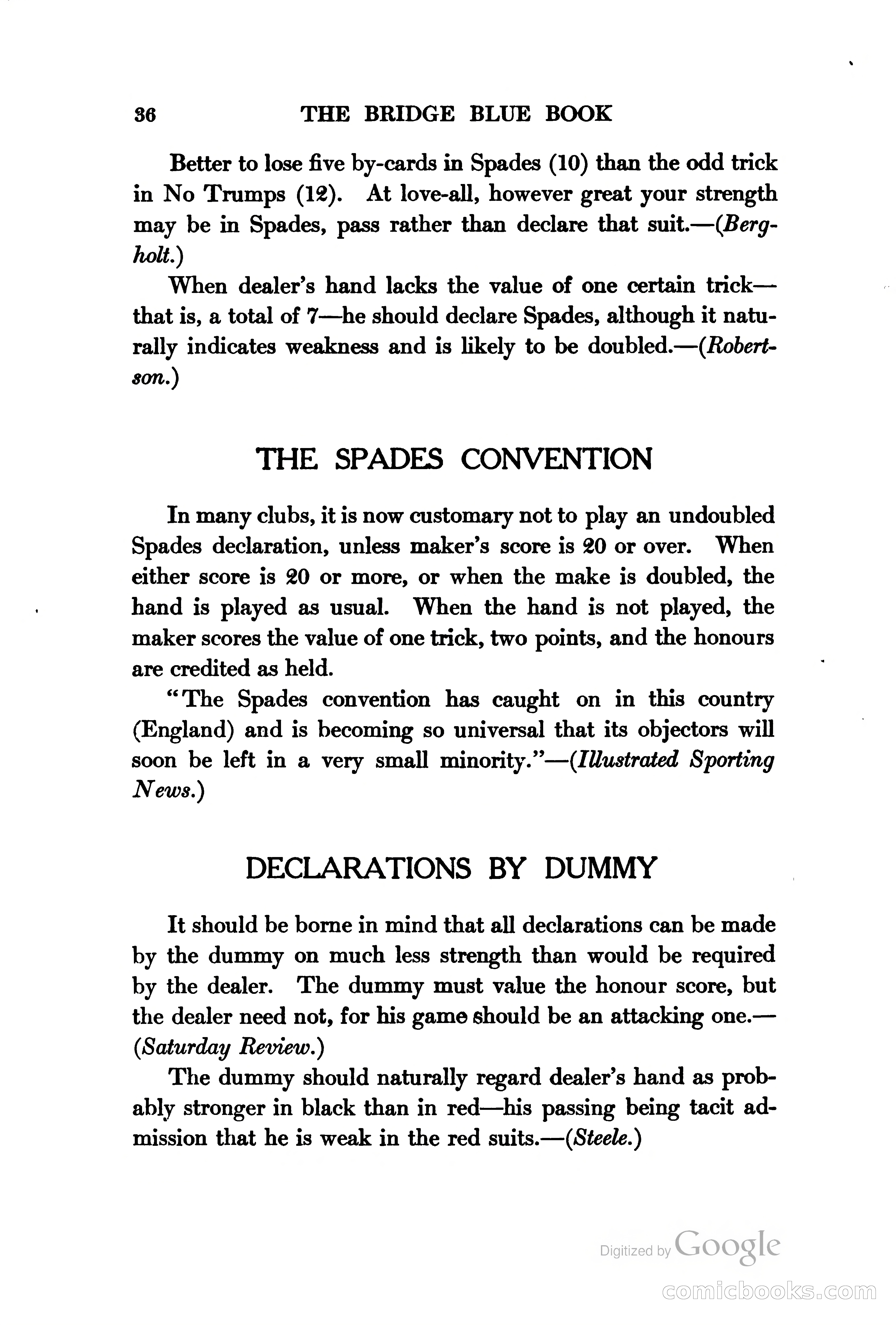 The Bridge Blue Book — page 51 of 172