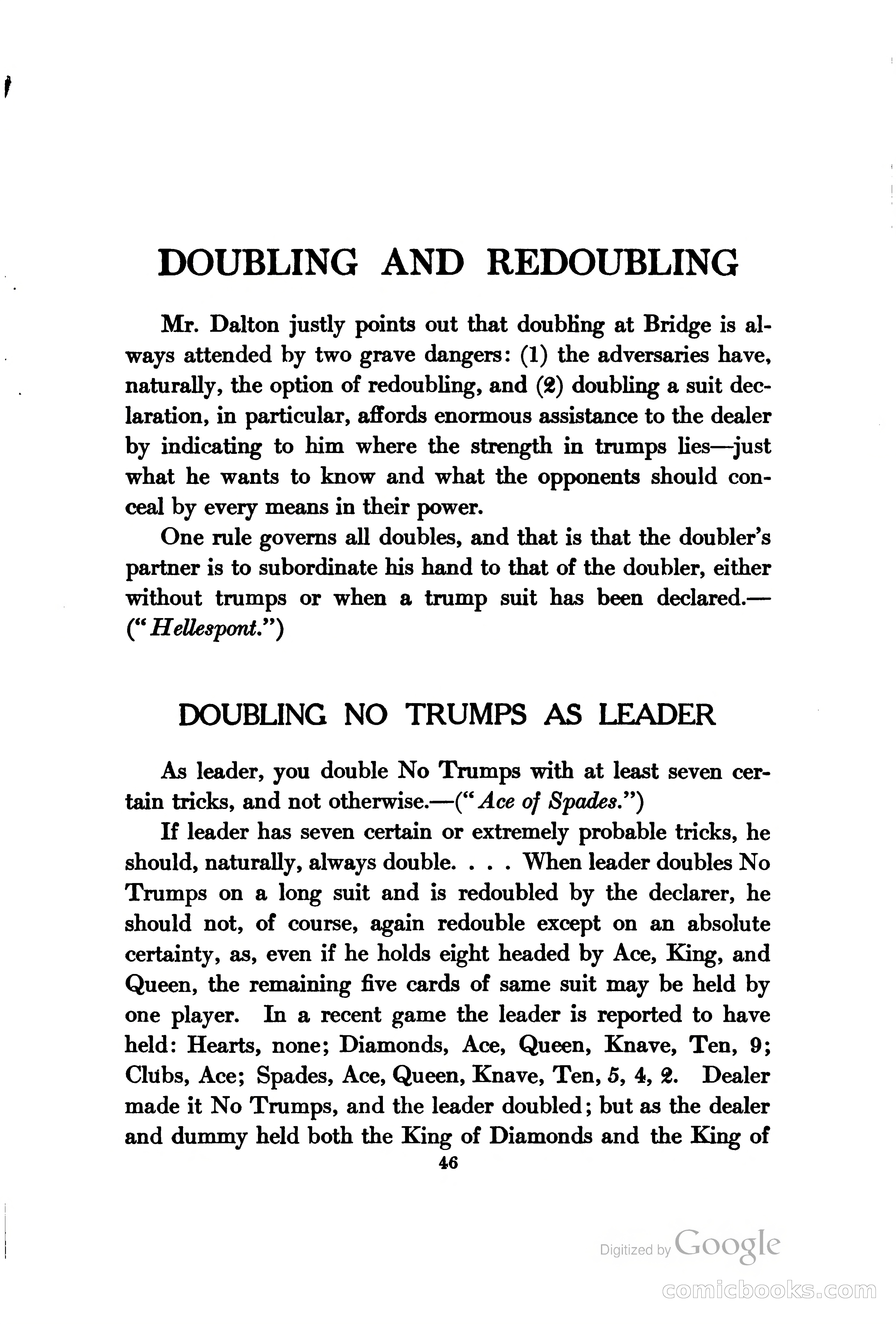 The Bridge Blue Book — page 61 of 172