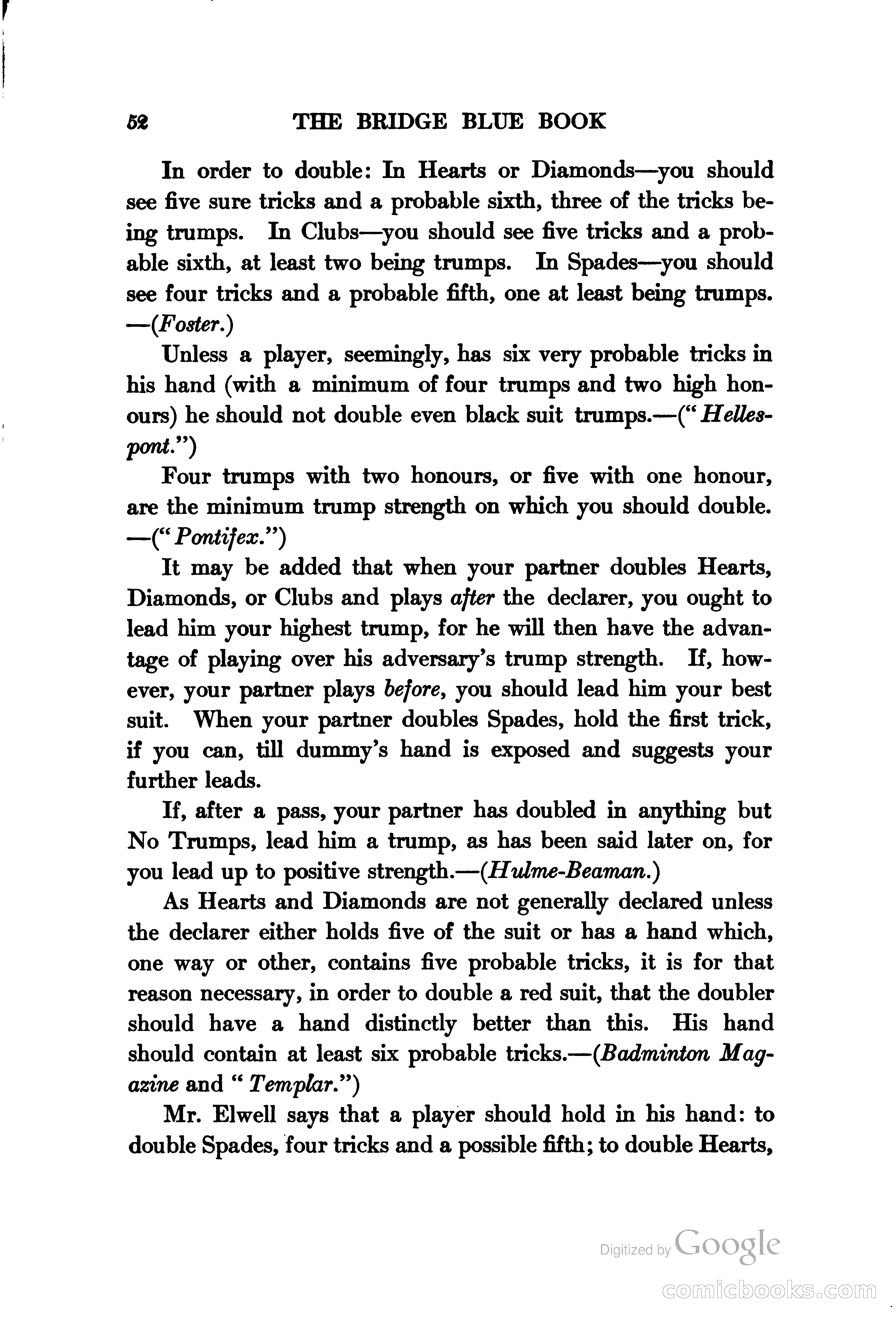 The Bridge Blue Book — page 67 of 172