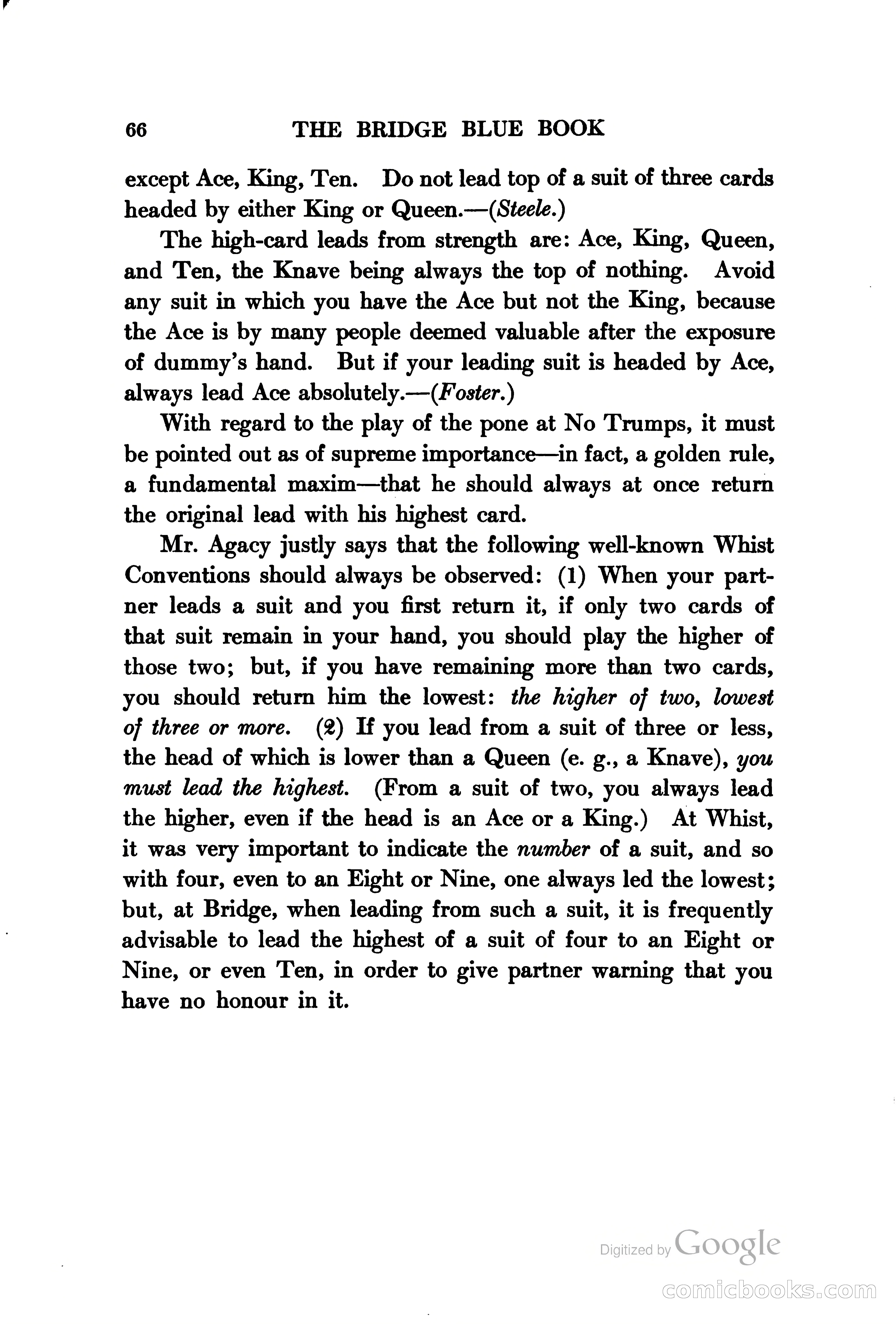 The Bridge Blue Book — page 81 of 172