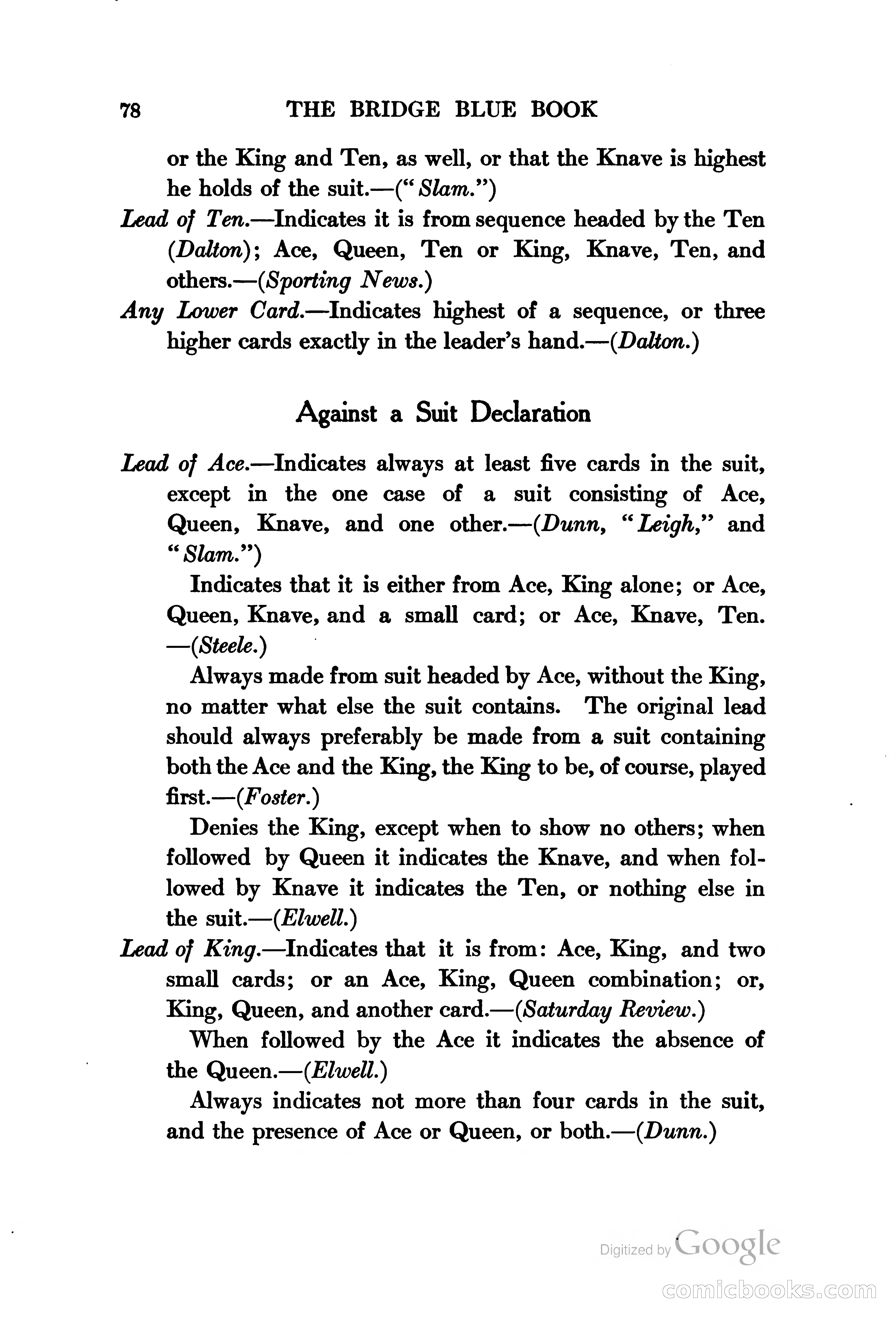 The Bridge Blue Book — page 93 of 172