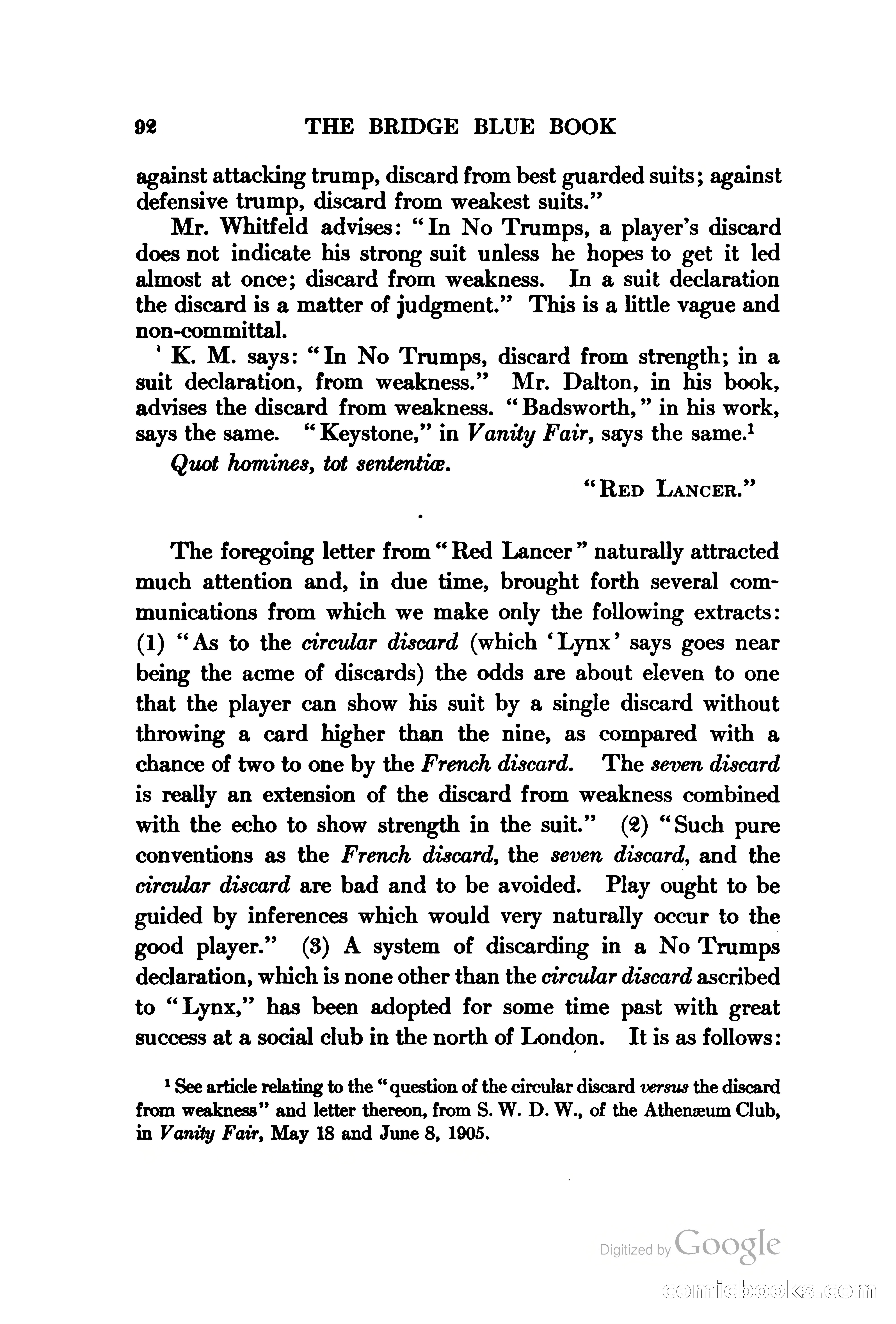 The Bridge Blue Book — page 107 of 172
