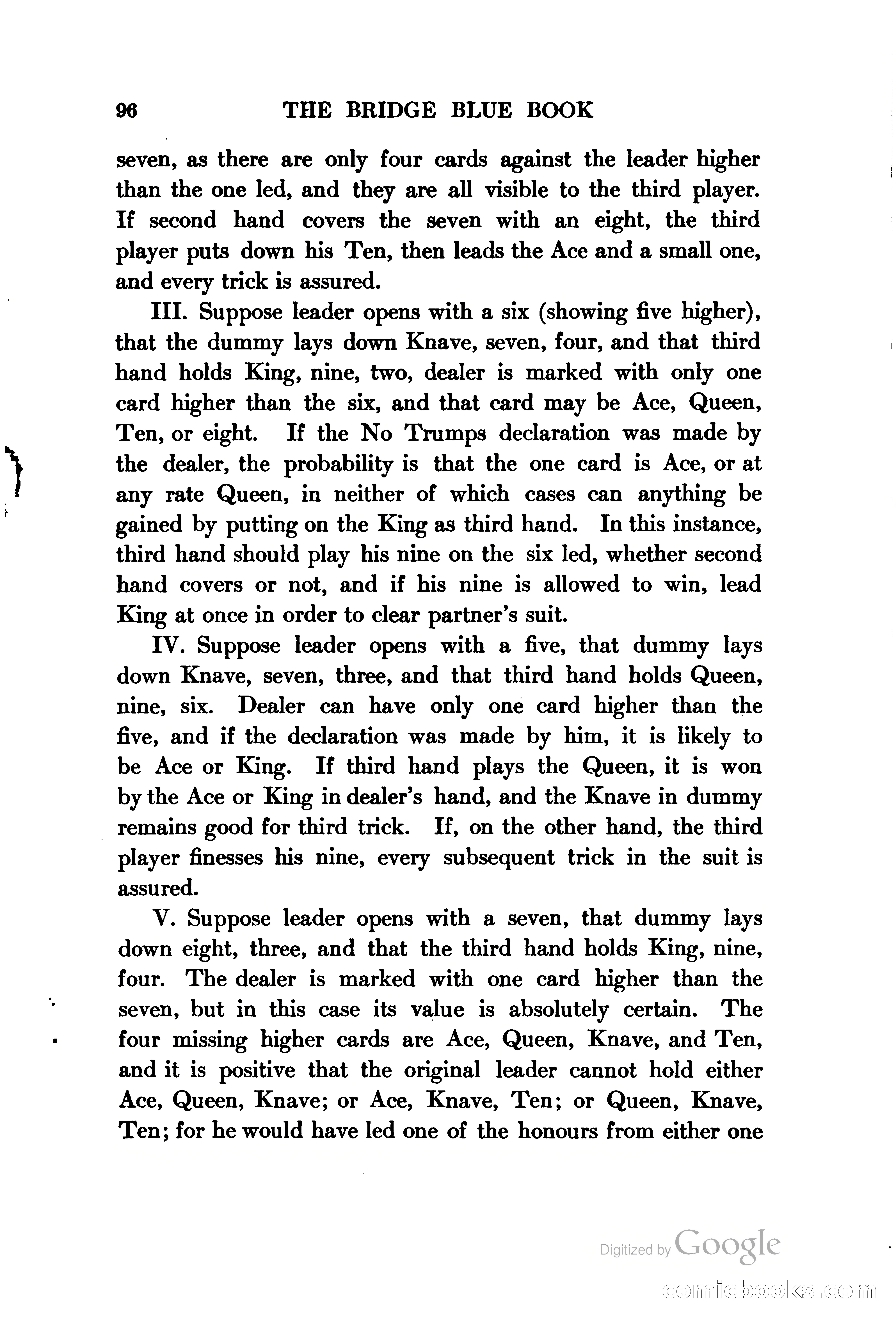 The Bridge Blue Book — page 111 of 172