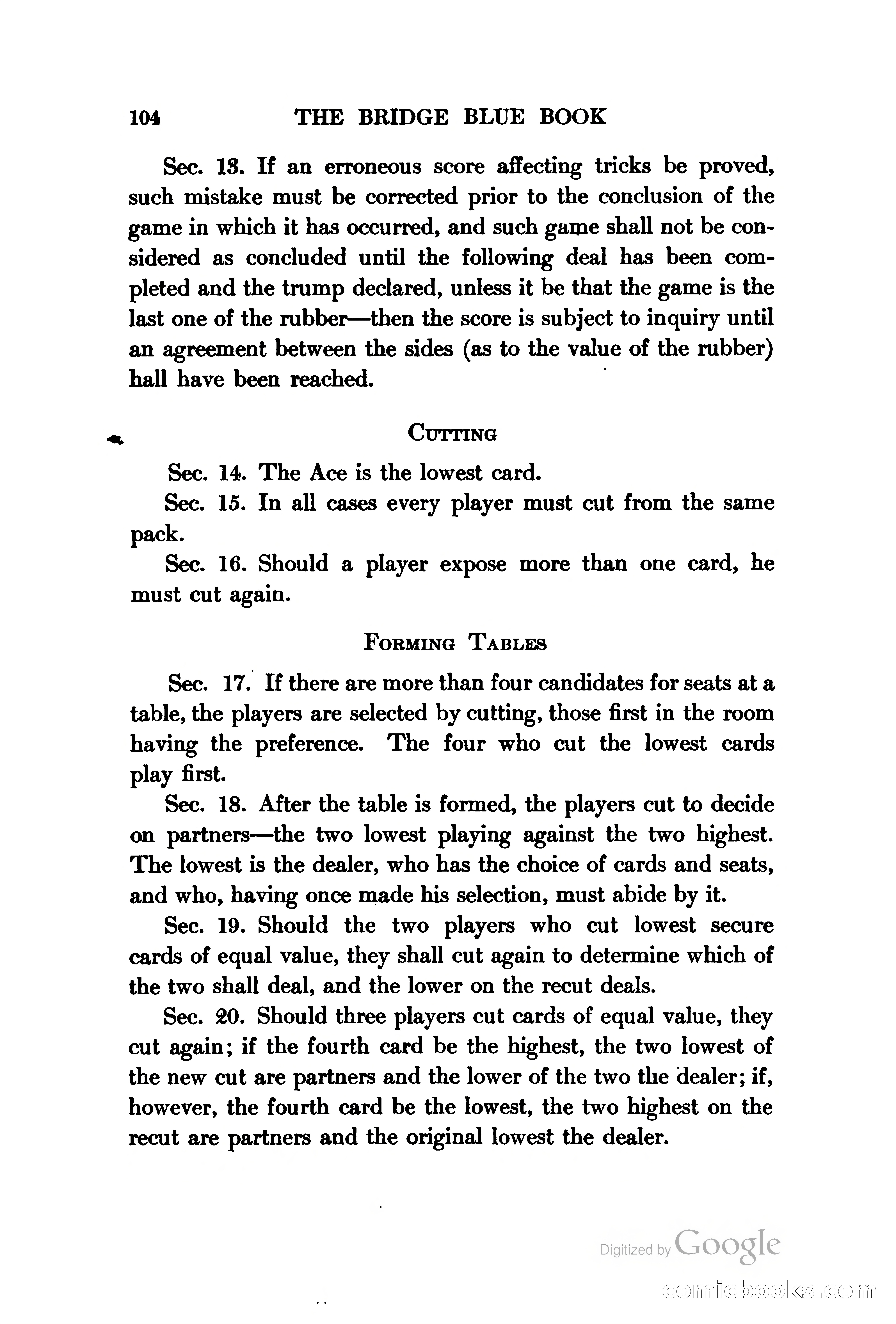 The Bridge Blue Book — page 119 of 172