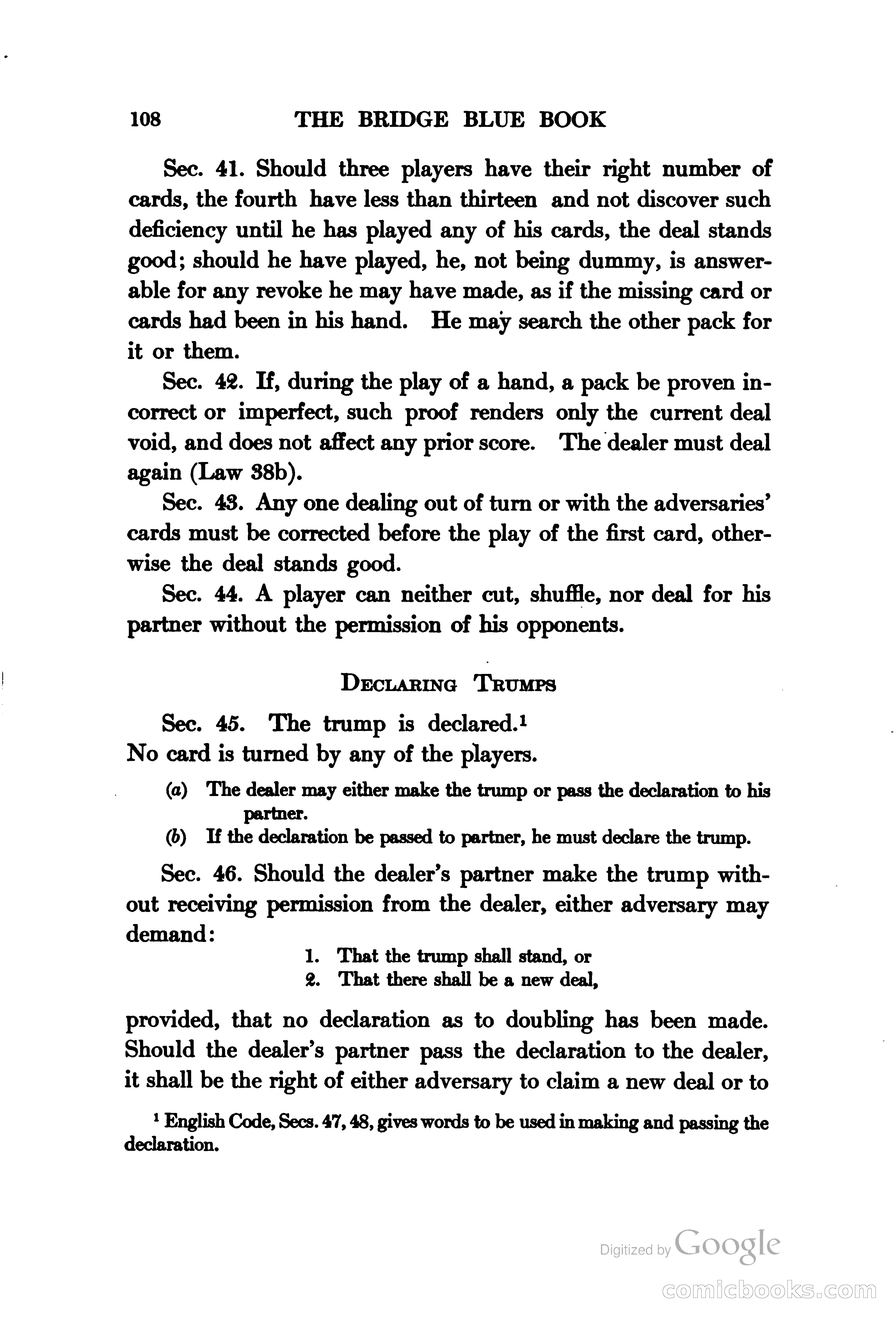 The Bridge Blue Book — page 123 of 172