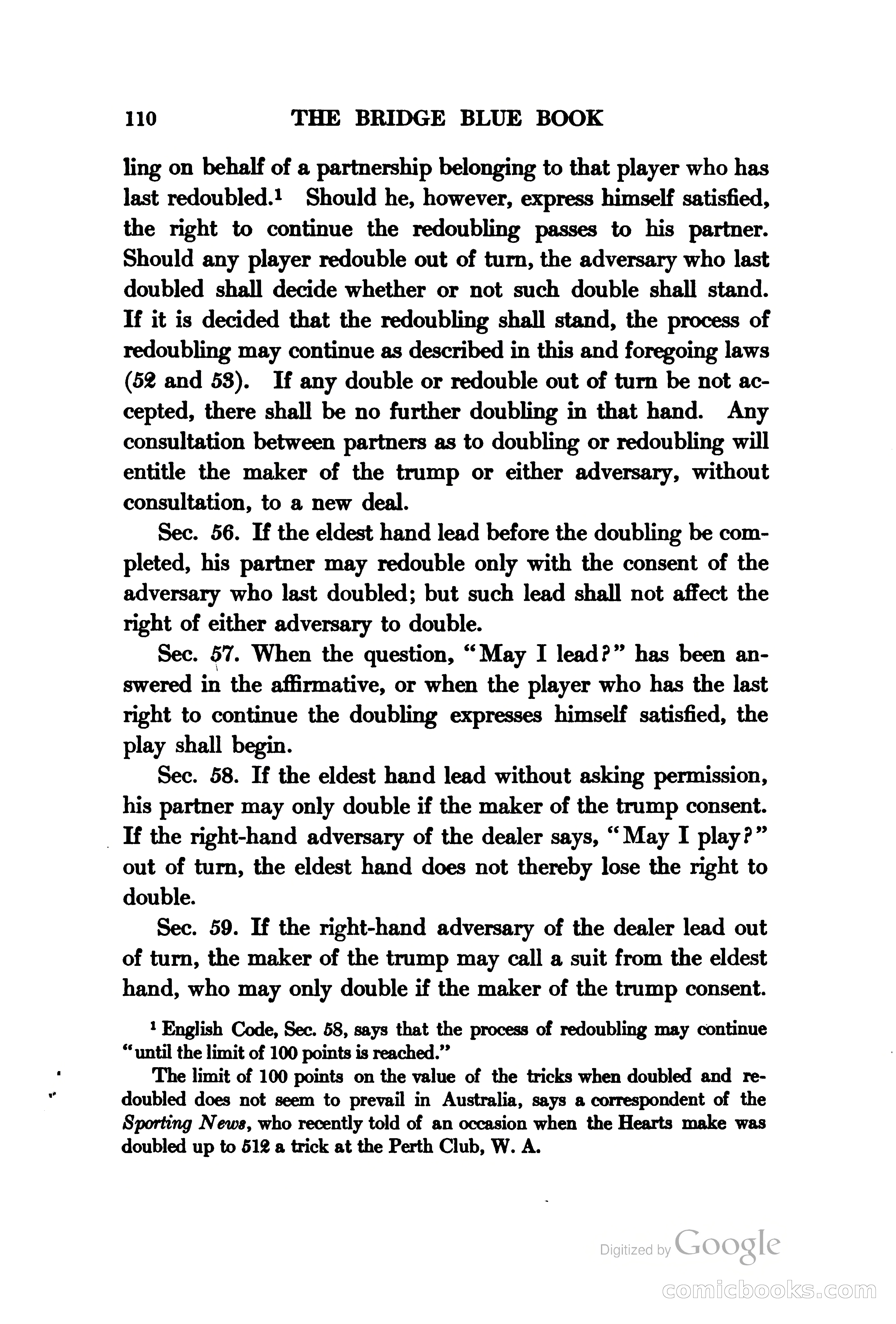 The Bridge Blue Book — page 125 of 172