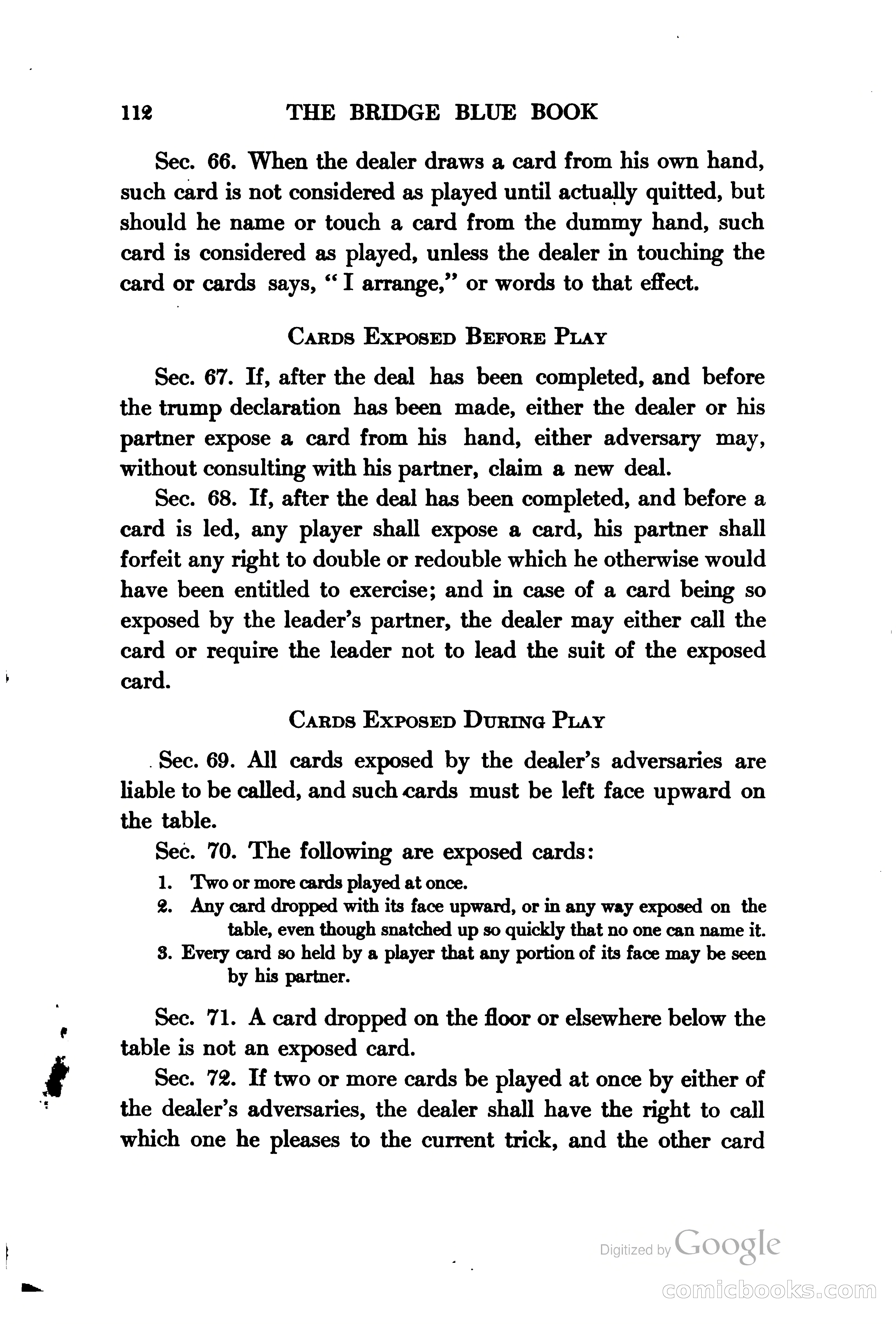 The Bridge Blue Book — page 127 of 172
