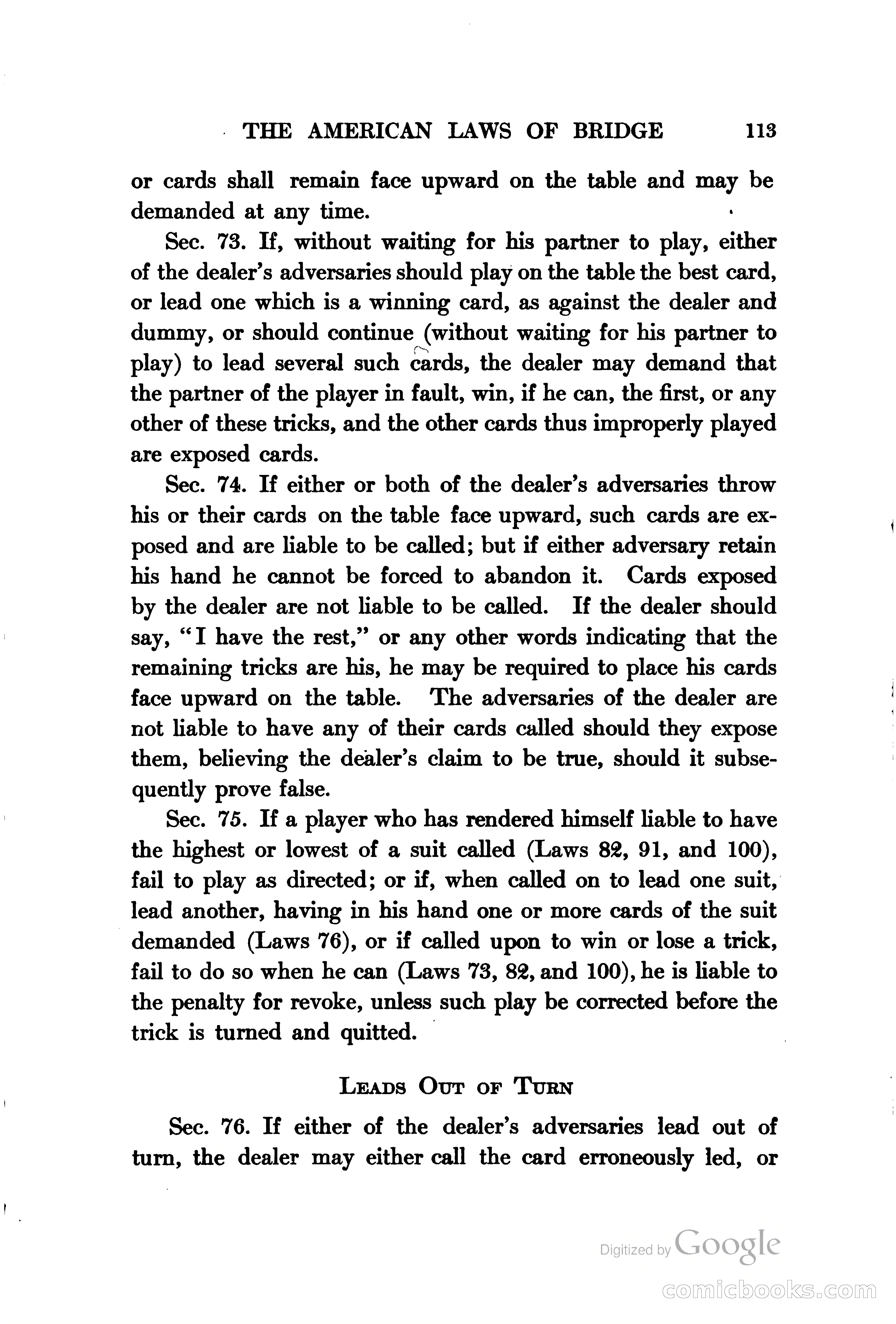 The Bridge Blue Book — page 128 of 172