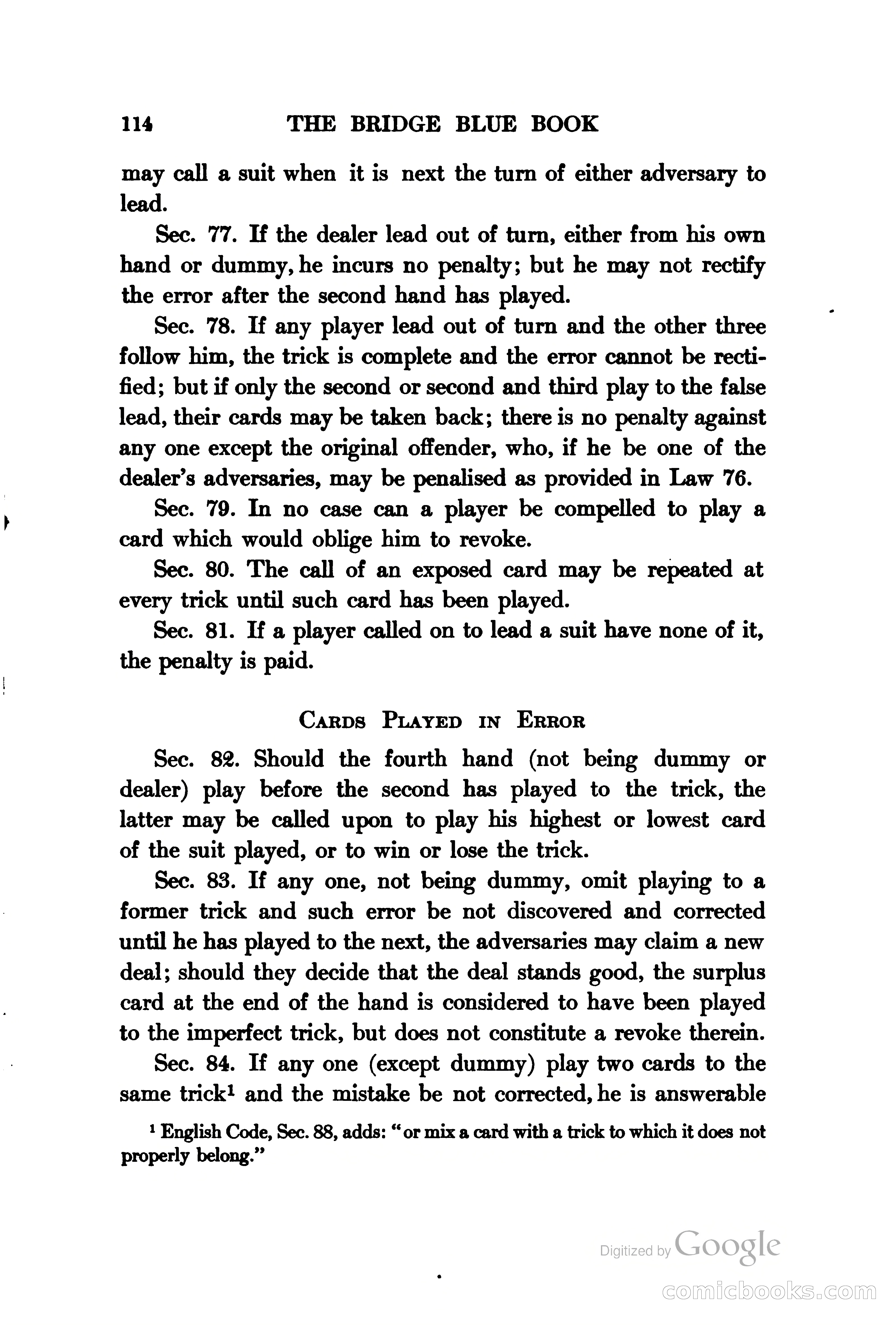 The Bridge Blue Book — page 129 of 172