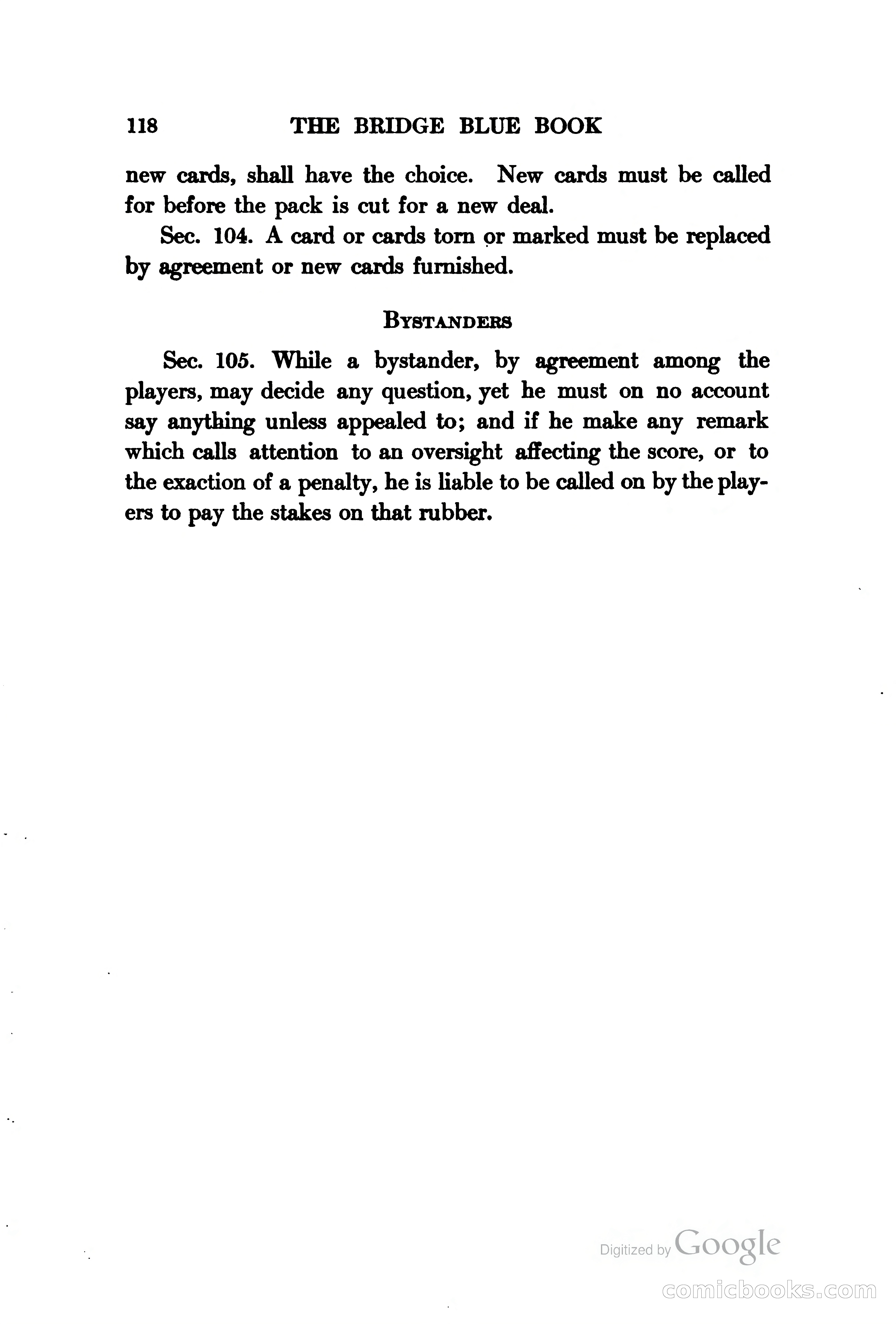 The Bridge Blue Book — page 133 of 172