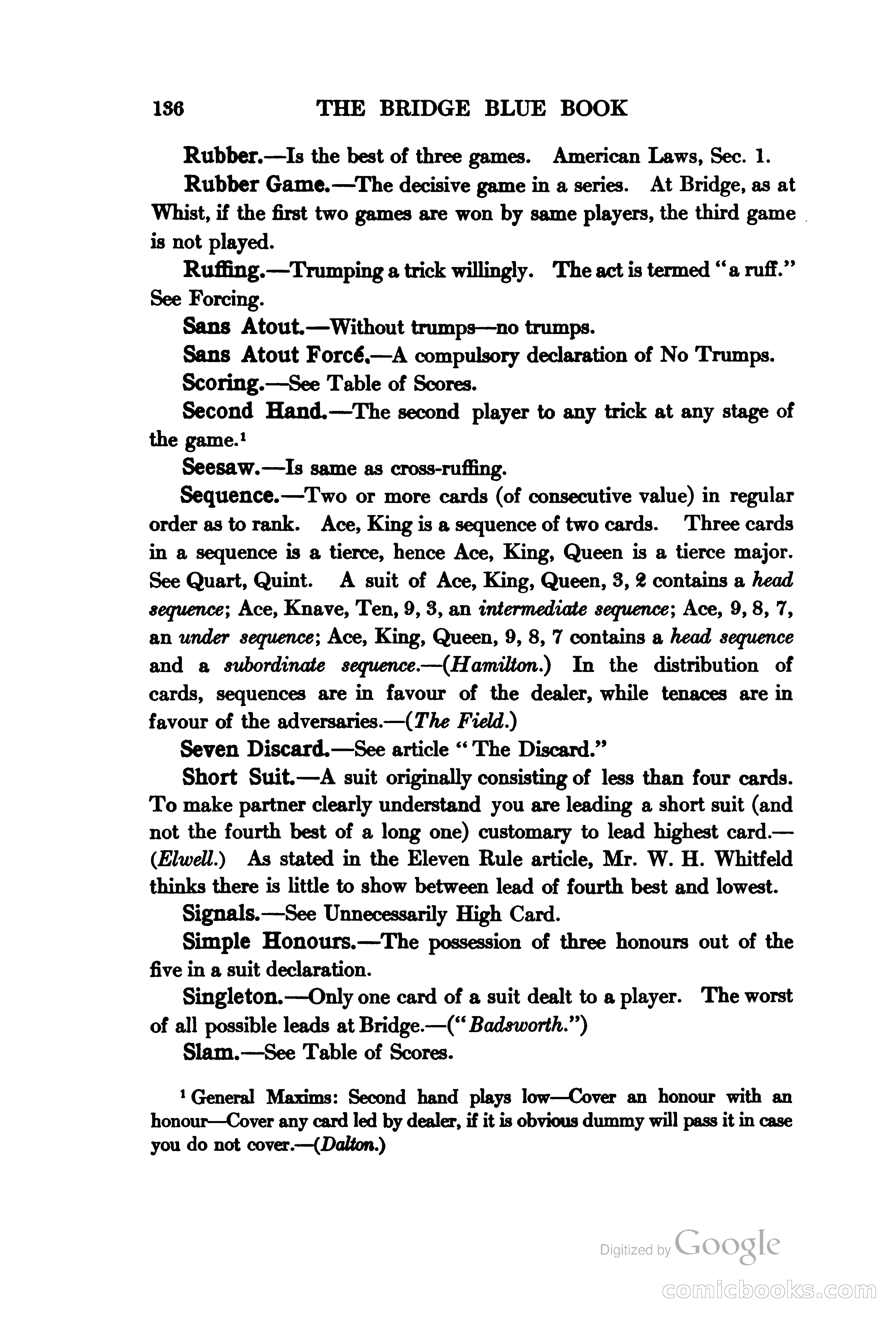The Bridge Blue Book — page 151 of 172